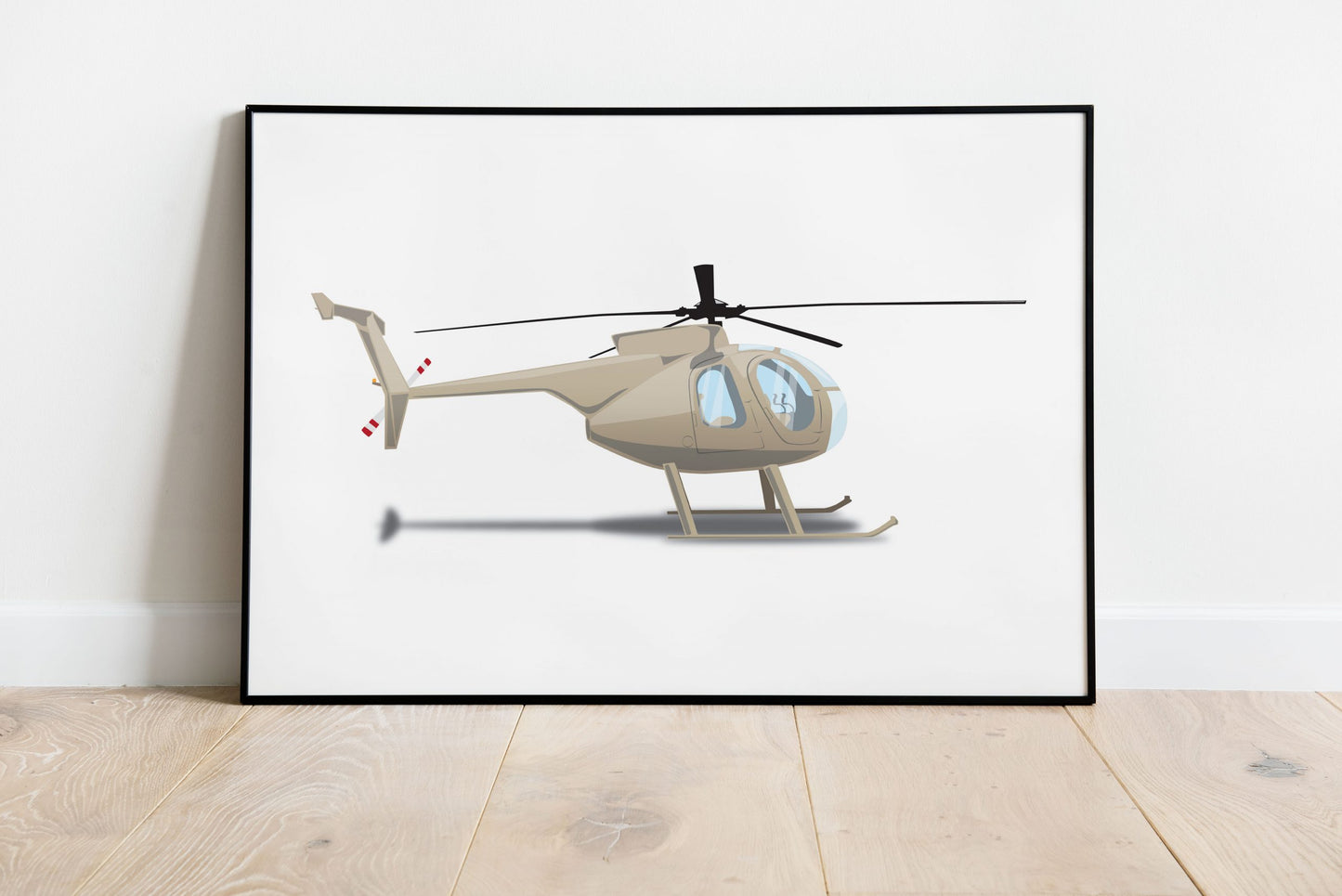 Hughes-369D-Helicopter-Landscape-frame-mockup