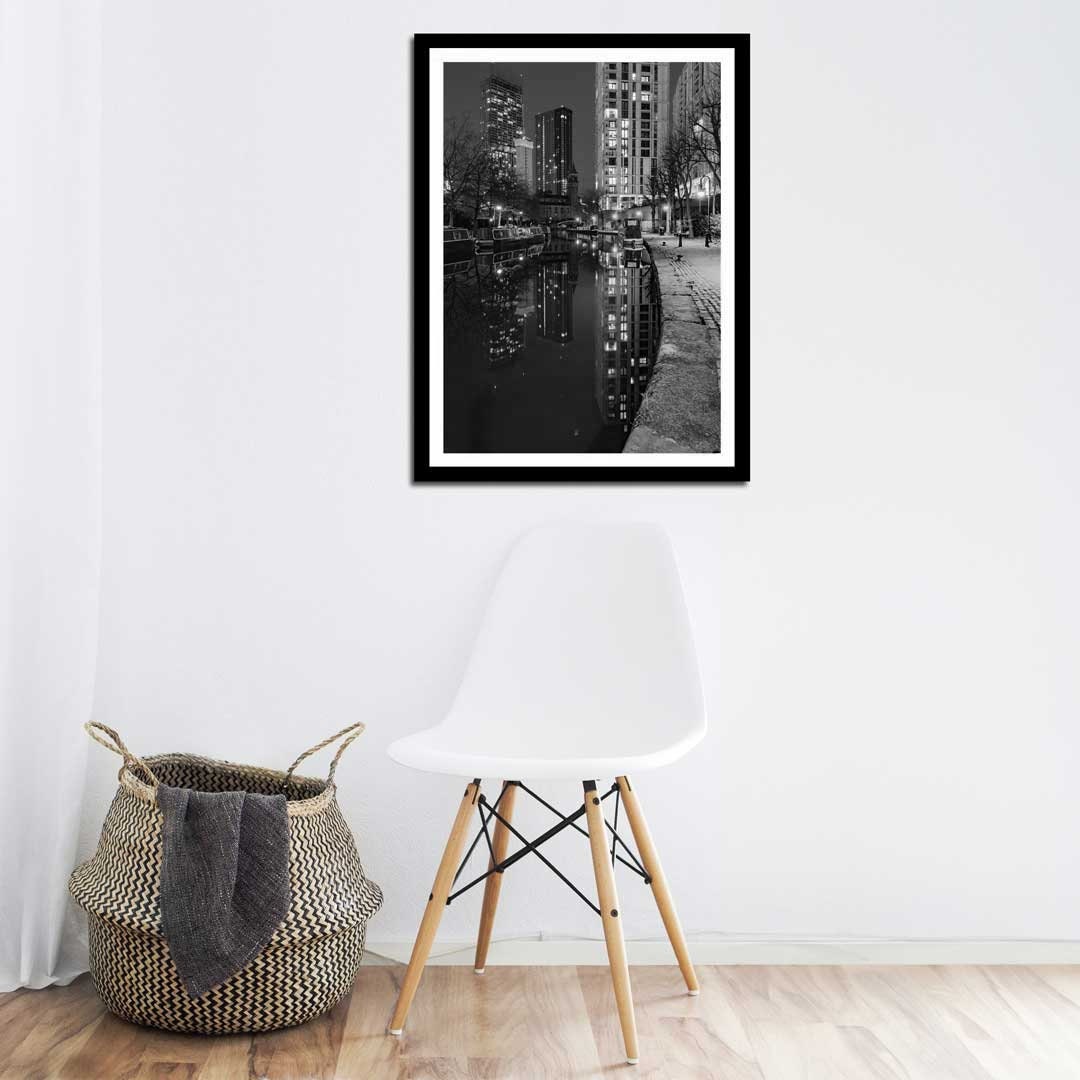 Black and White Manchester Urban Industrial Architecture Print, Contemporary Modern Photography, Unframed, Print Art, Living Room Art