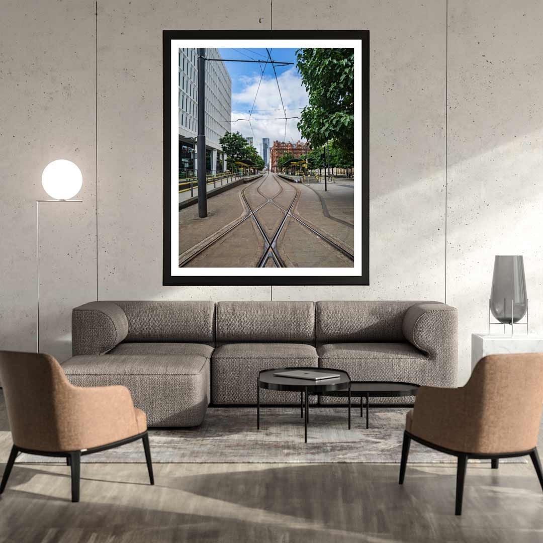 Manchester Urban Industrial Architecture Print, Contemporary Modern Photography, Unframed, Print Art, Wall Decor, Living Room Art