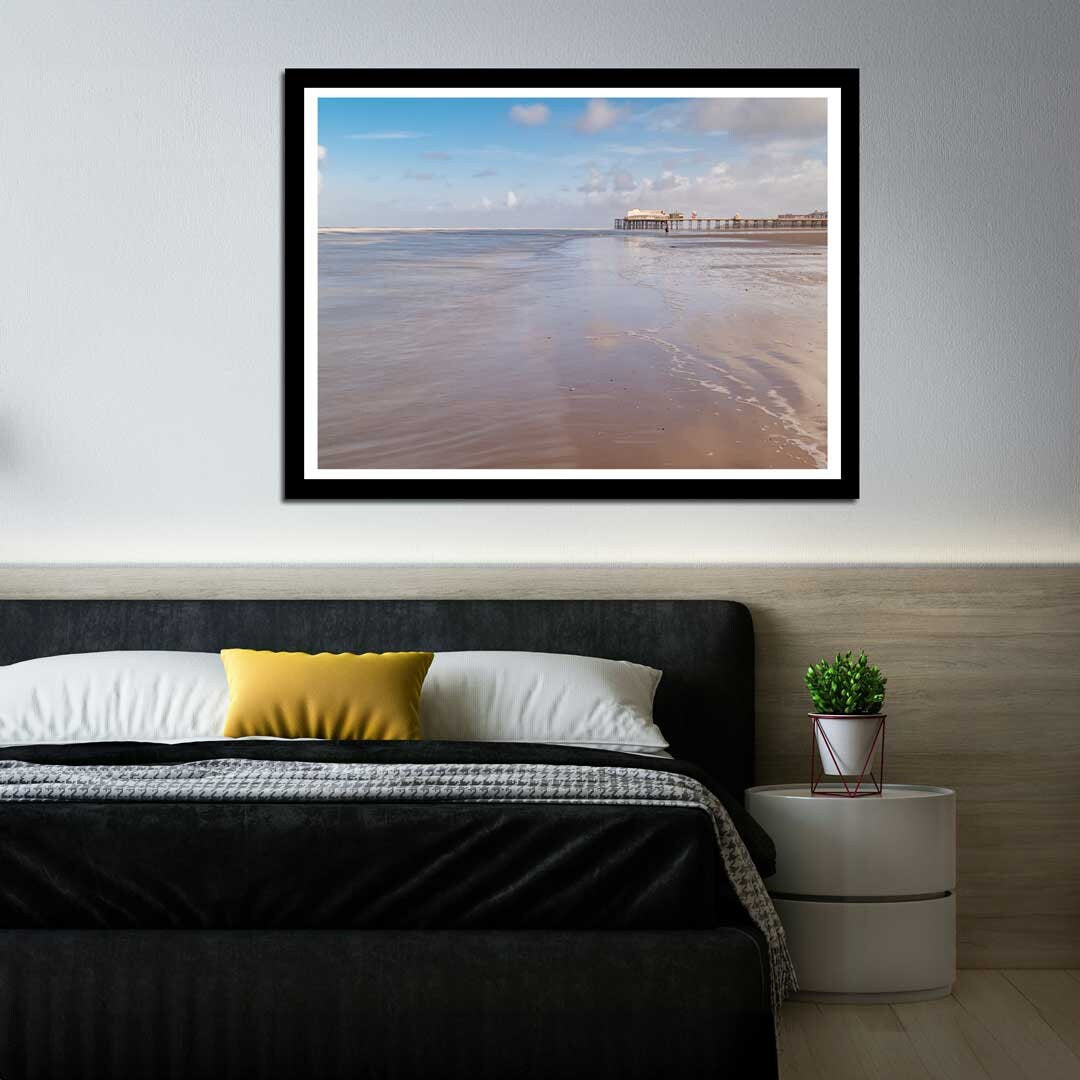 Blackpool Beach Landscape Photography Prints, Wall Art