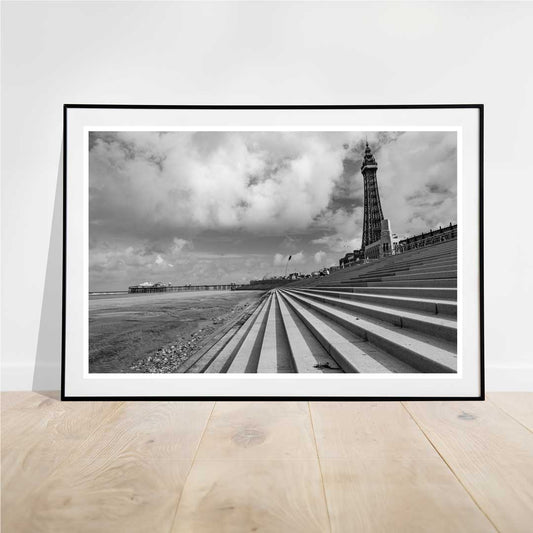 Black and White Blackpool, Landscape Photography Prints, Wall Art