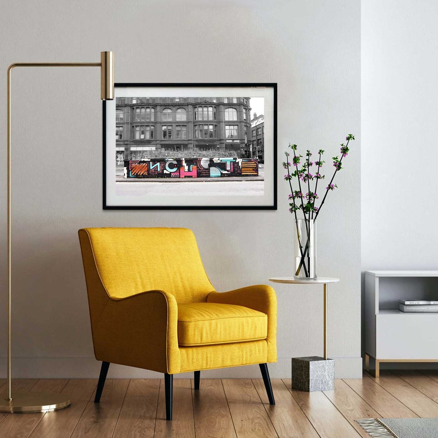 Manchester Graffiti Street Art Digital Photography Fine Art Print Photo A4, A3, A2