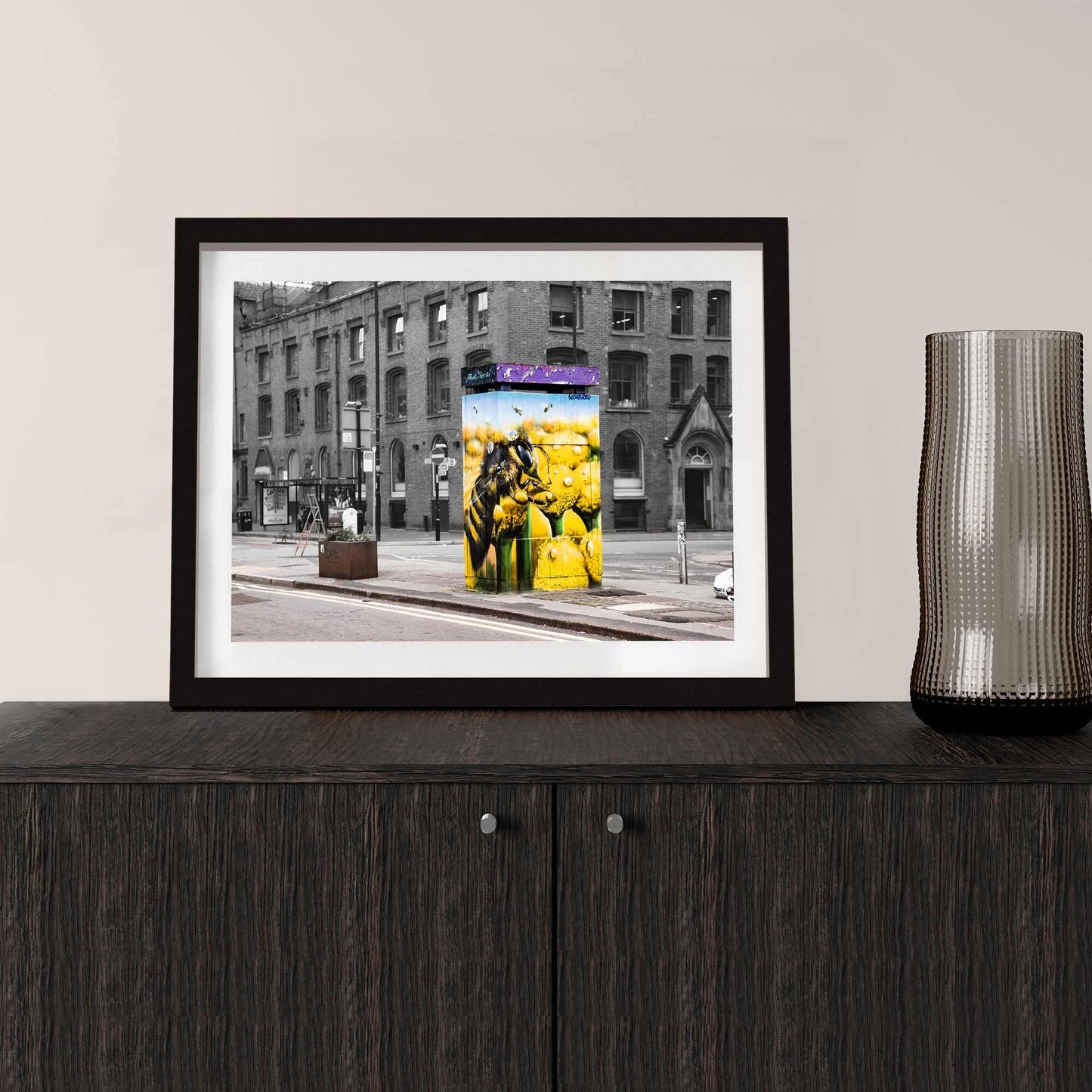 Bee Mural Manchester Graffiti Street Art Photography Digital Fine Art Print Photo A4, A3, A2