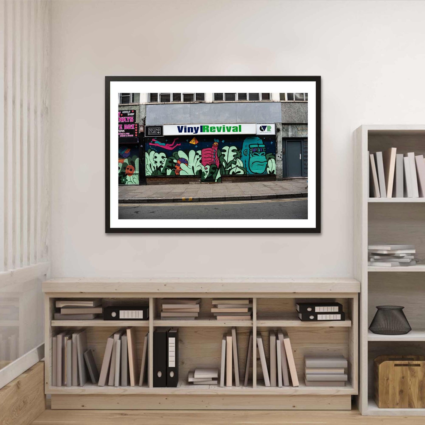 Manchester Vinyl Record Shop Street Photography Digital Fine Art Print Photo A4, A3, A2