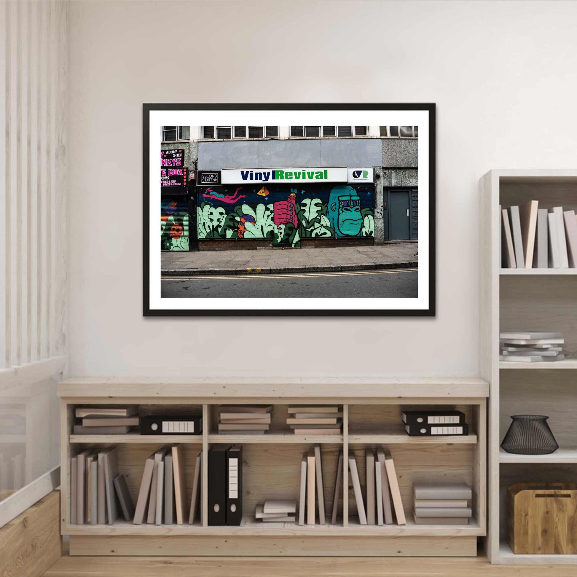 Manchester Vinyl Record Shop Street Photography Digital Fine Art Print Photo A4, A3, A2