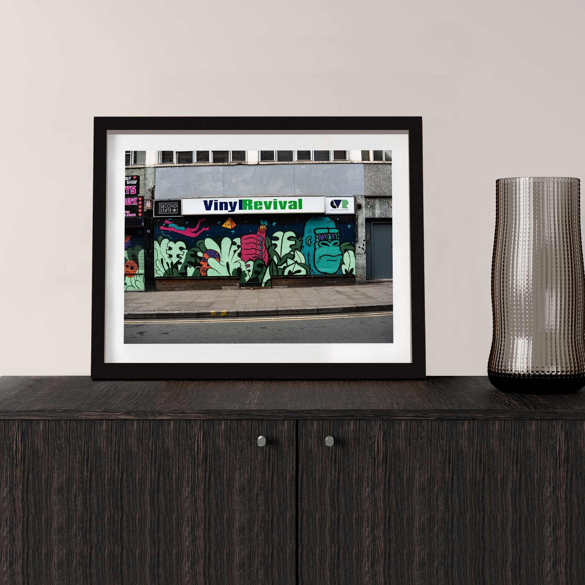 Manchester Vinyl Record Shop Street Photography Digital Fine Art Print Photo A4, A3, A2