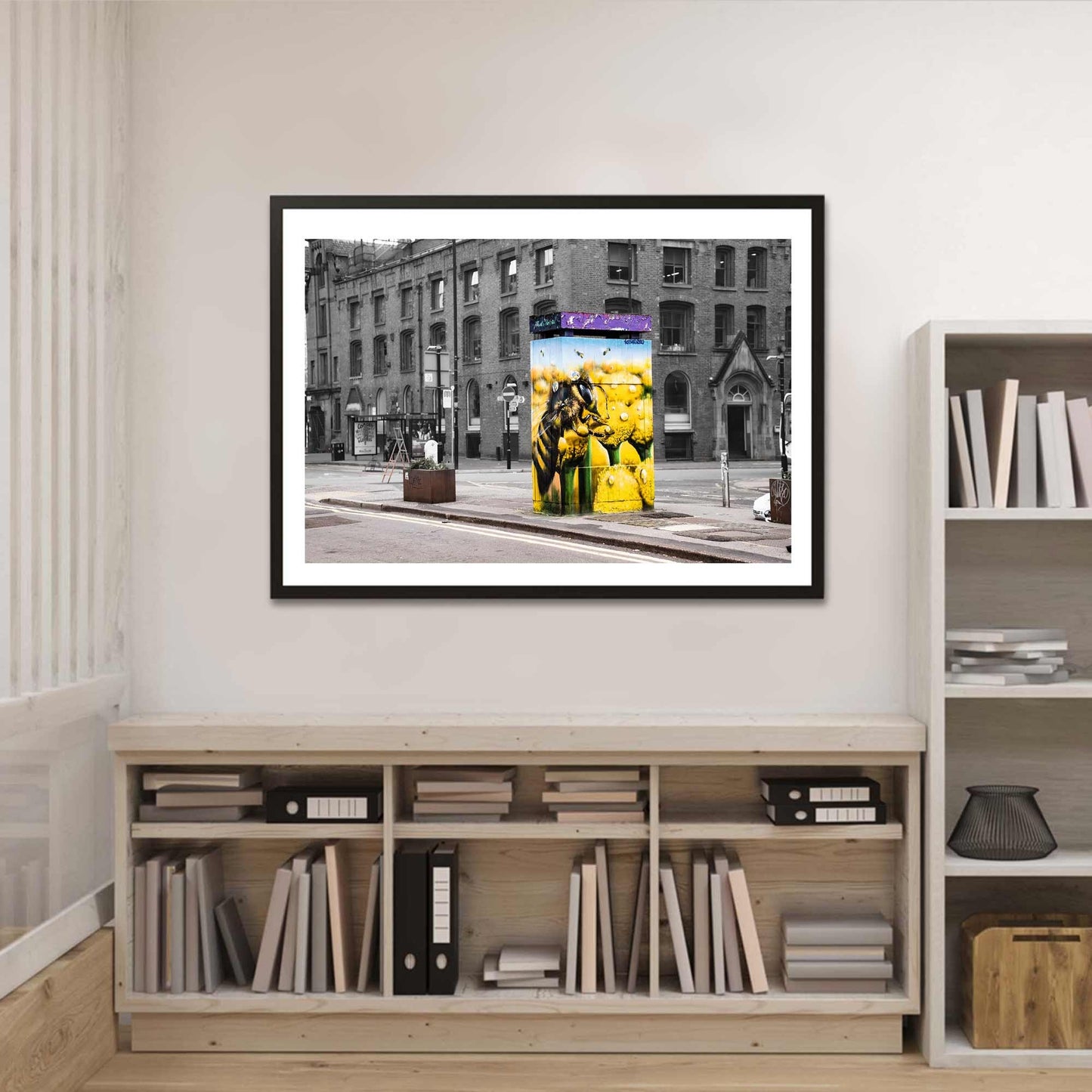 Bee Mural Manchester Graffiti Street Art Photography Digital Fine Art Print Photo A4, A3, A2