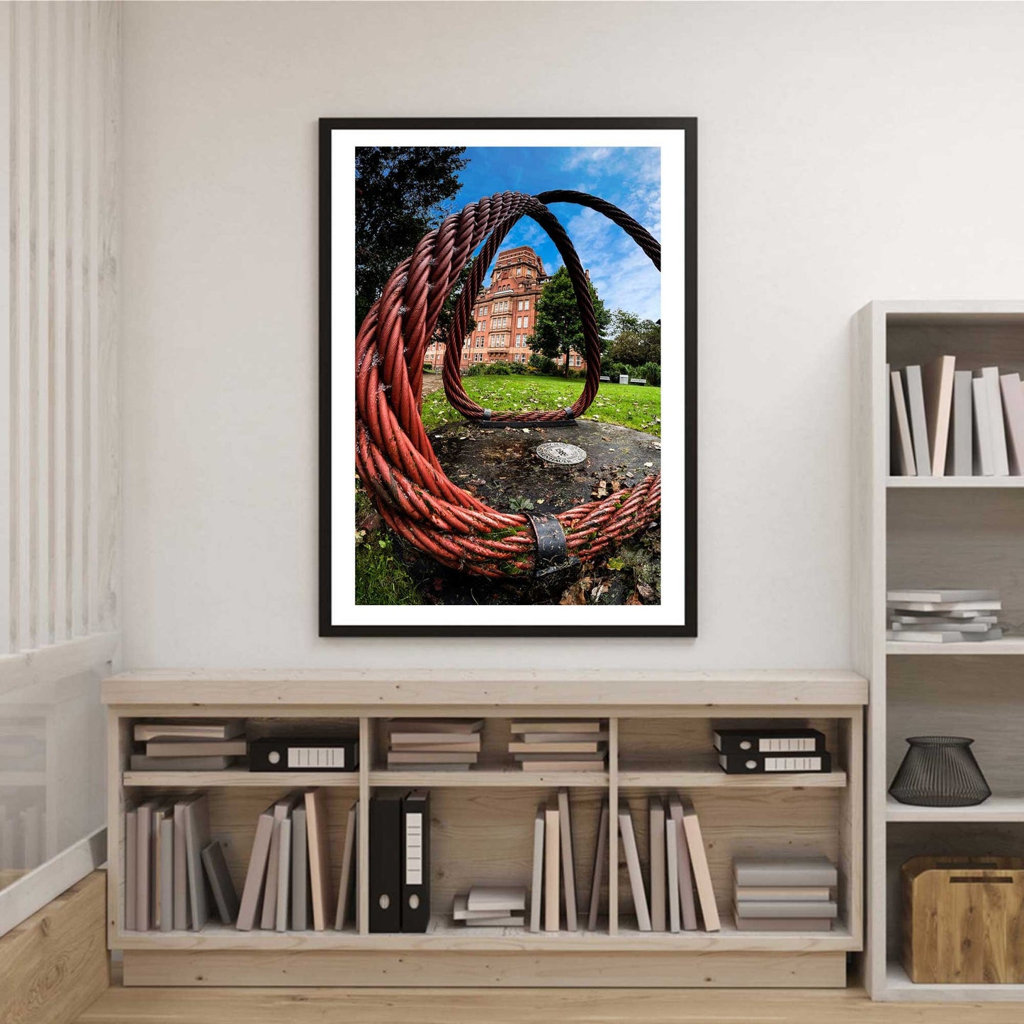 Photographic print of Sackville Street Building taken in Manchester, England. 
By Richard Abram