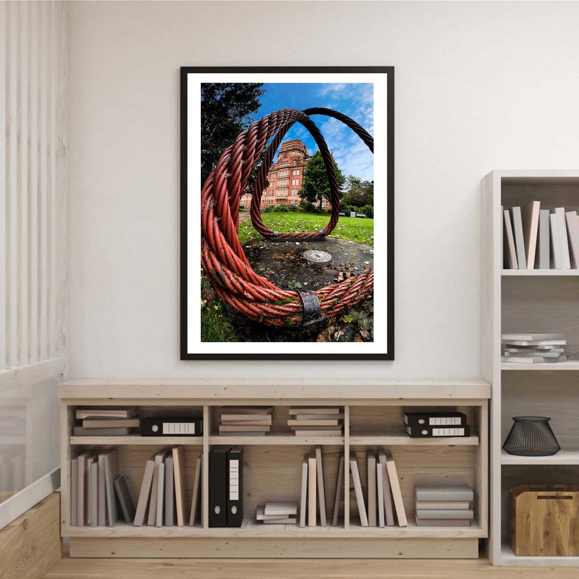 Photographic print of Sackville Street Building taken in Manchester, England. 
By Richard Abram