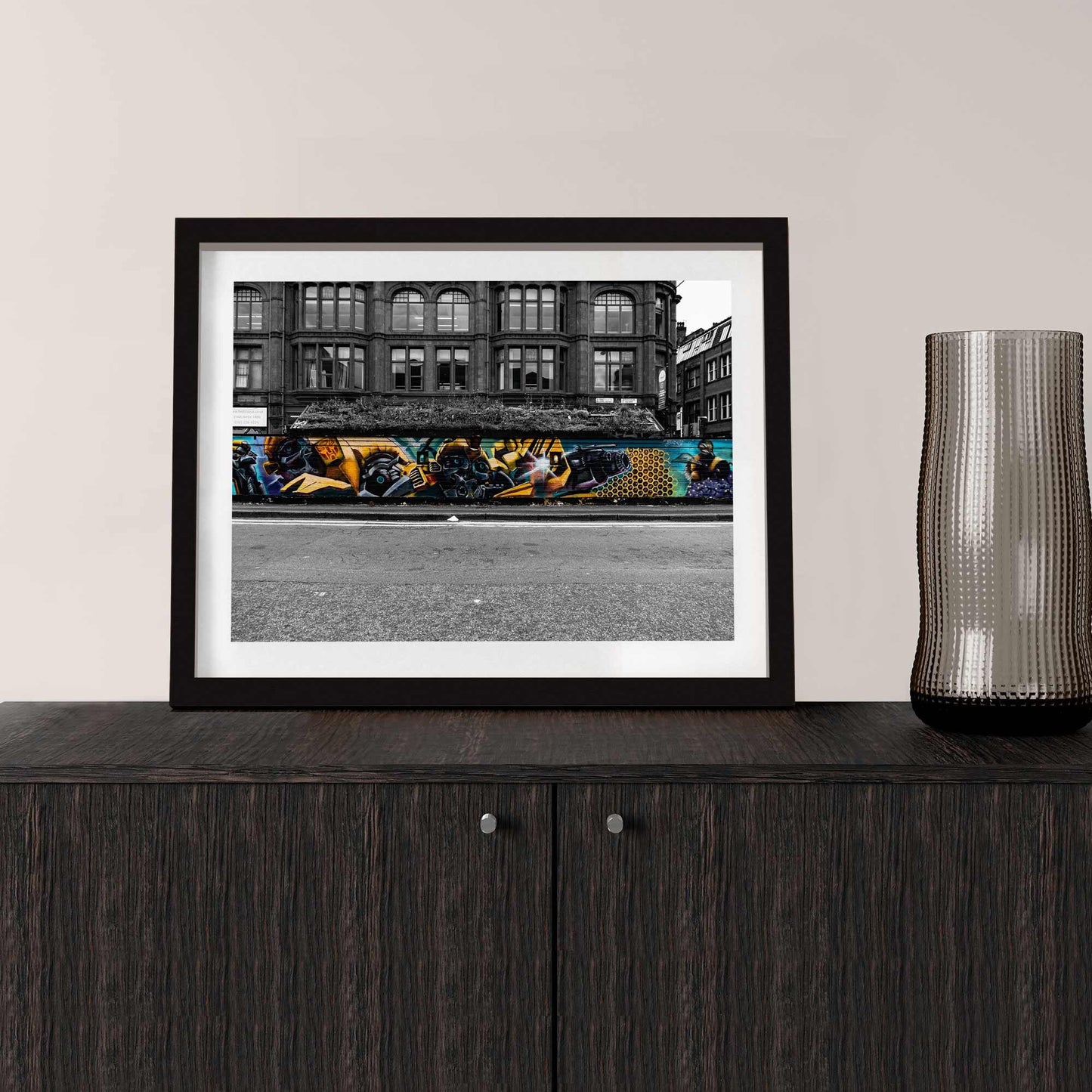 Richard Abram Photography - Bumble Bee, Street Photography, Fine Art Photo, Wall Art, Graffiti Art, Manchester photo, Manchester print, City Print, UK City A4, A3, A2