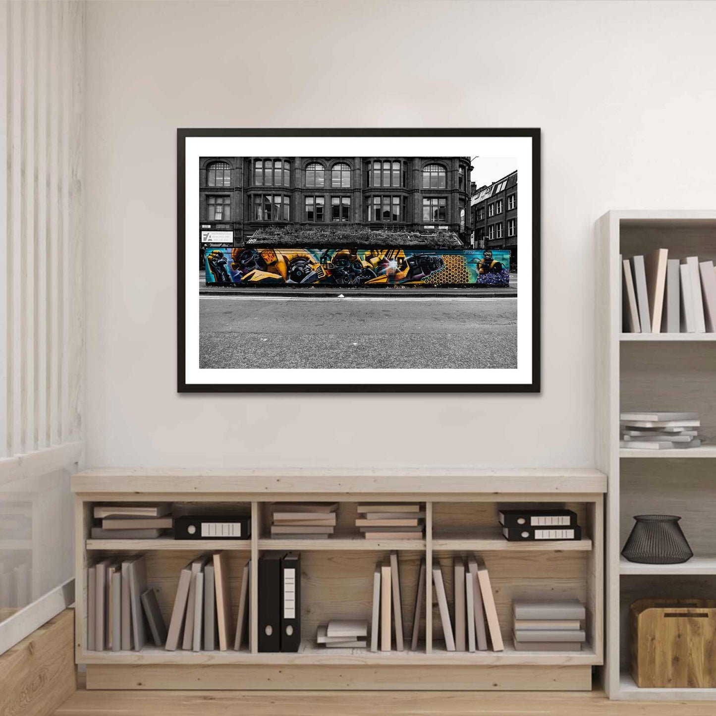Richard Abram Photography - Bumble Bee, Street Photography, Fine Art Photo, Wall Art, Graffiti Art, Manchester photo, Manchester print, City Print, UK City A4, A3, A2