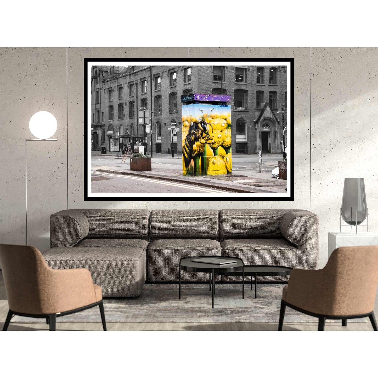 Bee Mural Manchester Graffiti Street Art Photography Digital Fine Art Print Photo A4, A3, A2