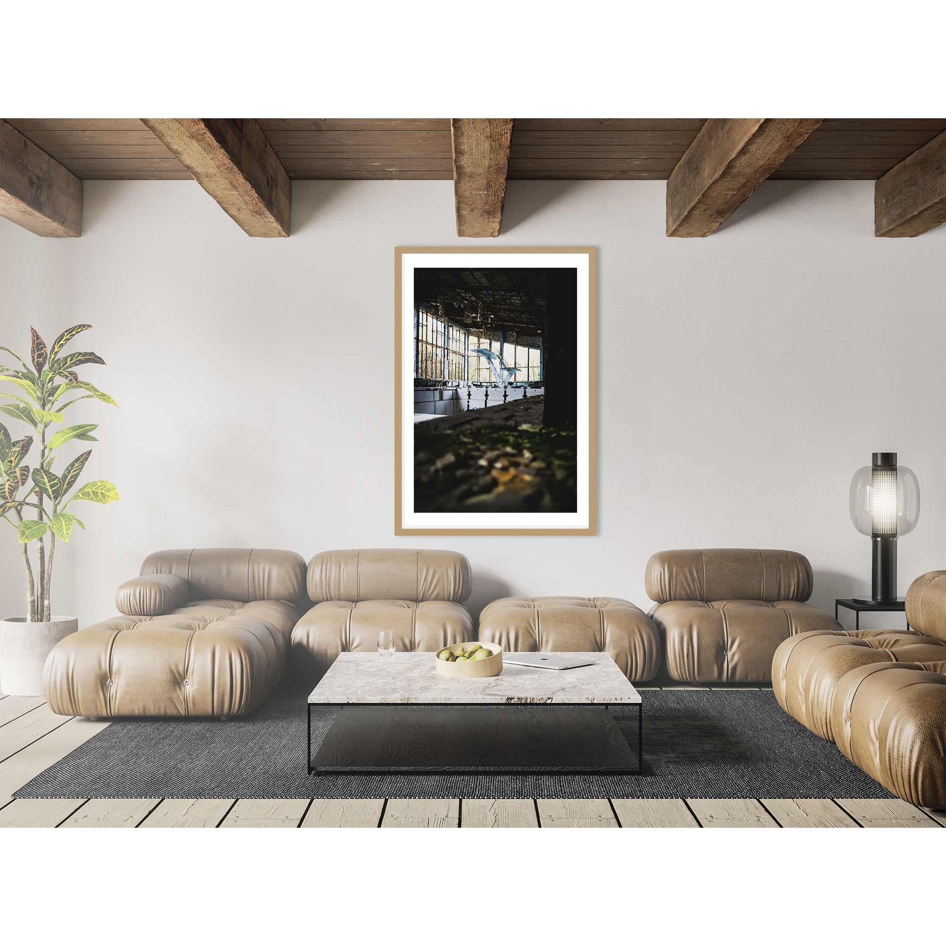 Richard Abram Photography - Abandoned Decay Chernobyl Swimming Pool, an Urban Urbex Digital Photography Fine Art Print in A4, A3, A2