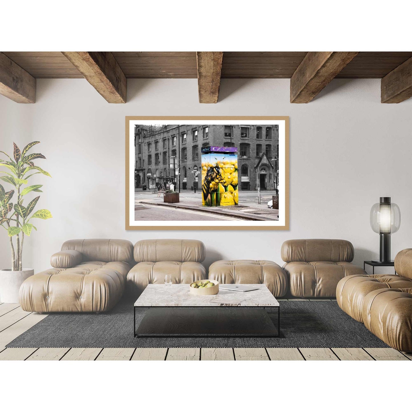 Bee Mural Manchester Graffiti Street Art Photography Digital Fine Art Print Photo A4, A3, A2