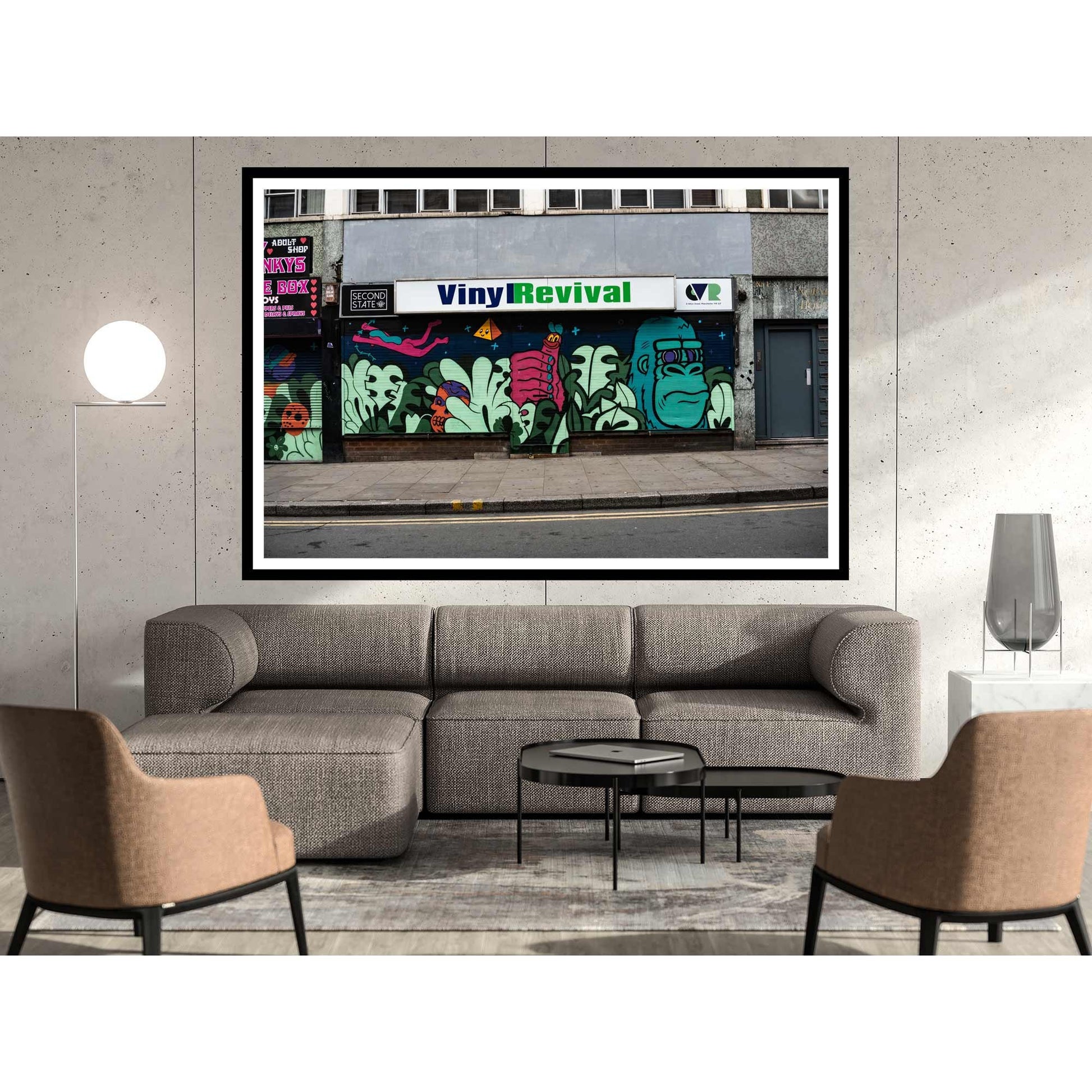 Manchester Vinyl Record Shop Street Photography Digital Fine Art Print Photo A4, A3, A2