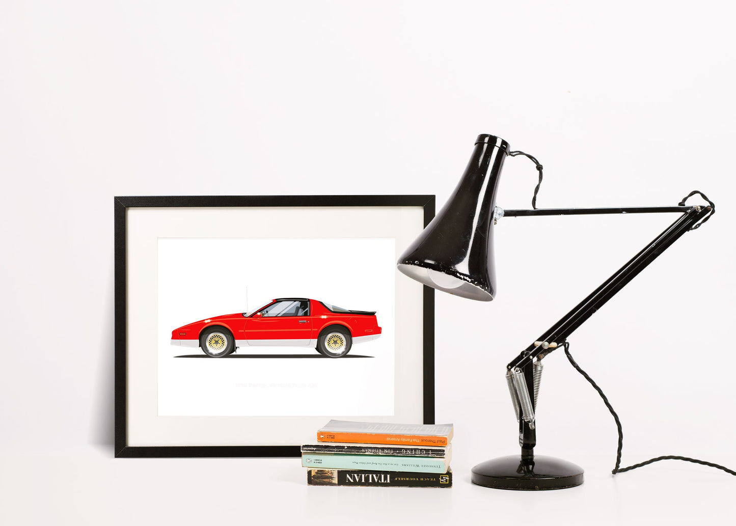 Big Trouble in Little China Vehicle Illustration, 1986 Pontiac Firebird Trans Am Illustration, Custom Poster, Vehicle Art, 80s movie