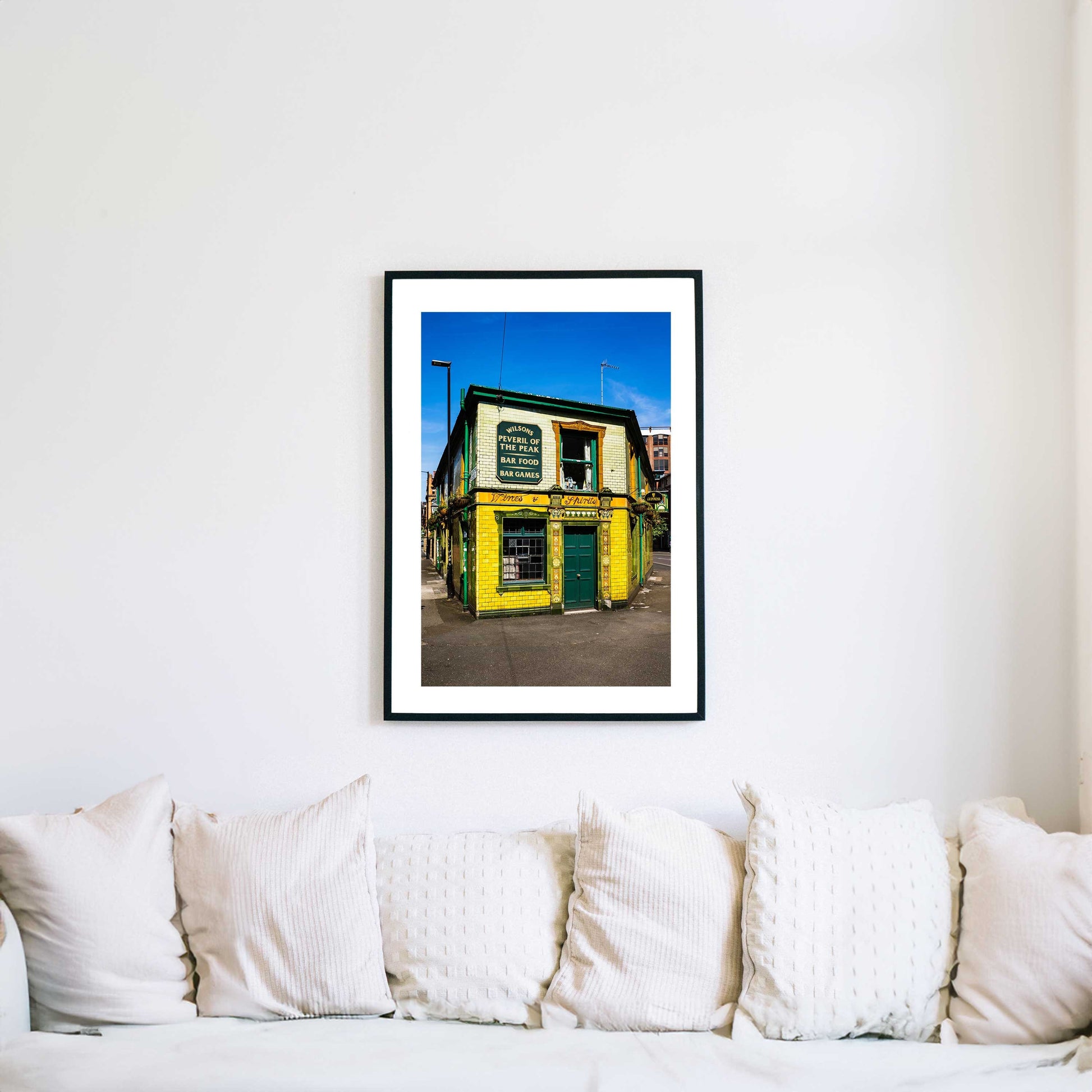 Manchester Pub Digital Photography Fine Art Print Photo, Wall Art of The Peveril Of The Peak Pub