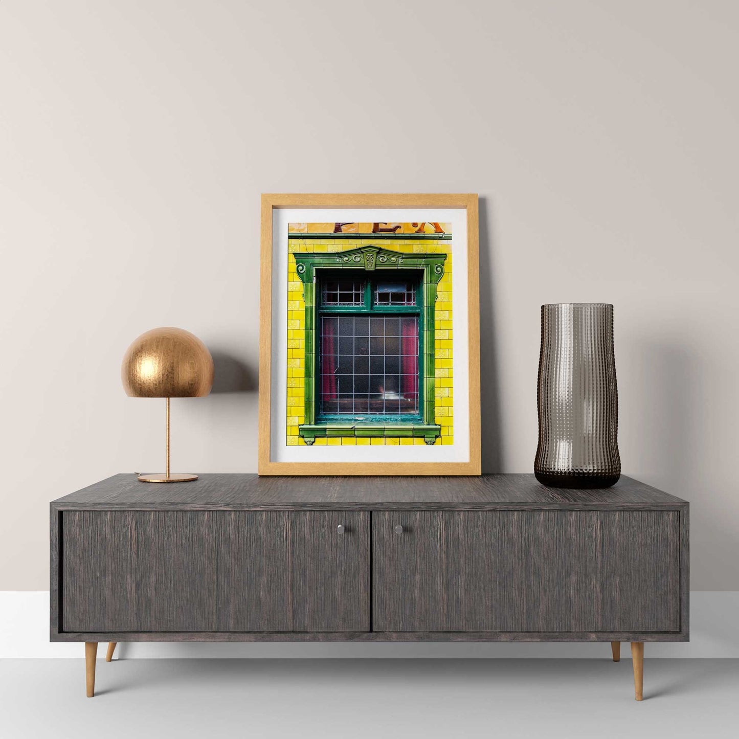 Manchester Pub Window Digital Photography Fine Art Print Photo, Wall Art of The Peveril Of The Peak Pub