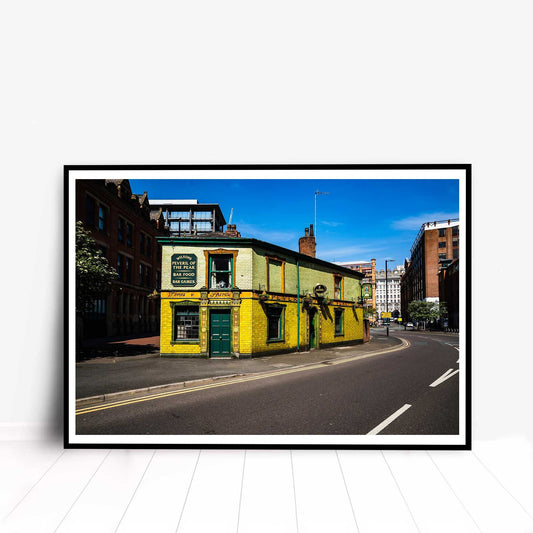 Manchester Pub Digital Photography Fine Art Print Photo, Wall Art of The Peveril Of The Peak Pub