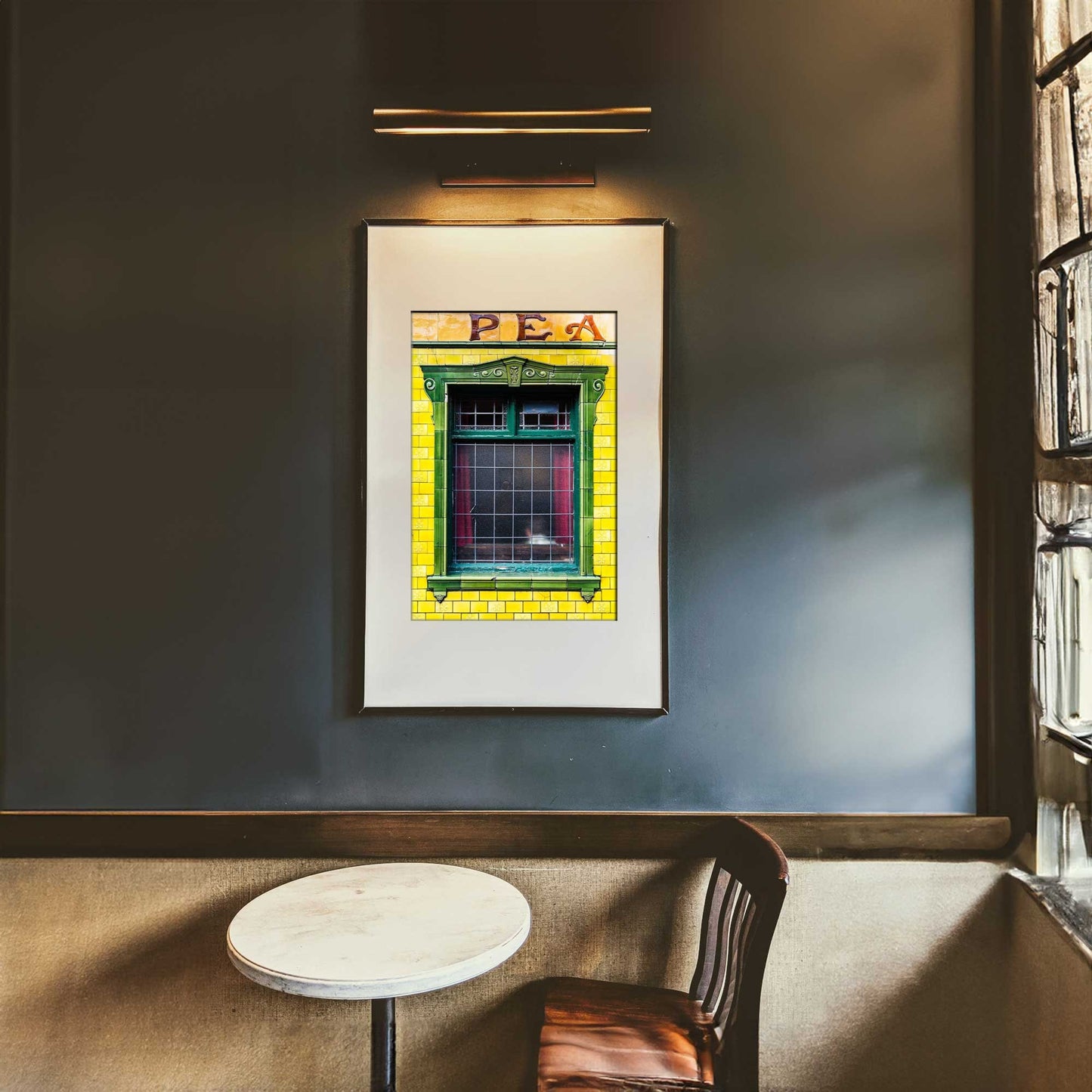 Manchester Pub Window Digital Photography Fine Art Print Photo, Wall Art of The Peveril Of The Peak Pub
