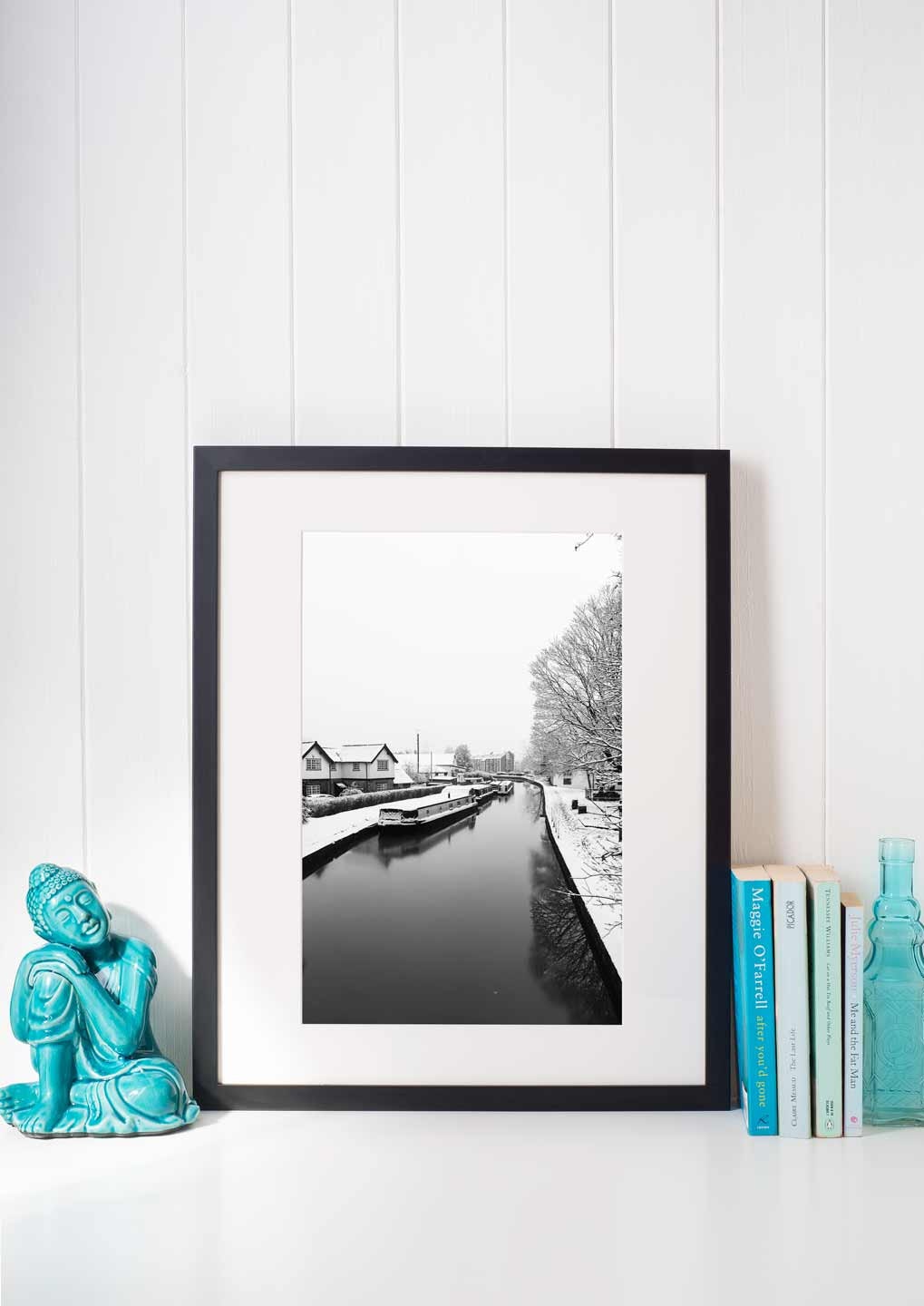 Winter Themed Beautiful Landscape Photography Print, Black and White Winter Photographic Fine Art, Wall Art Print A4, A3, A2