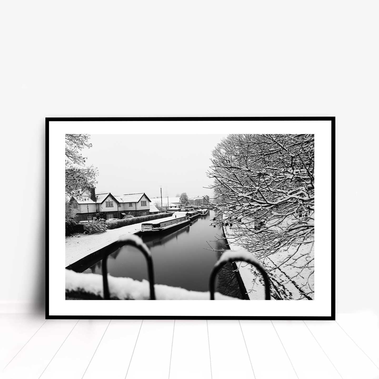 Winter Wonderland: Monochrome Fine Art Photography Print for Home Decor - A4 to A2