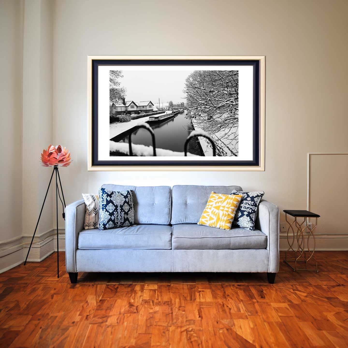 Winter Wonderland: Monochrome Fine Art Photography Print for Home Decor - A4 to A2