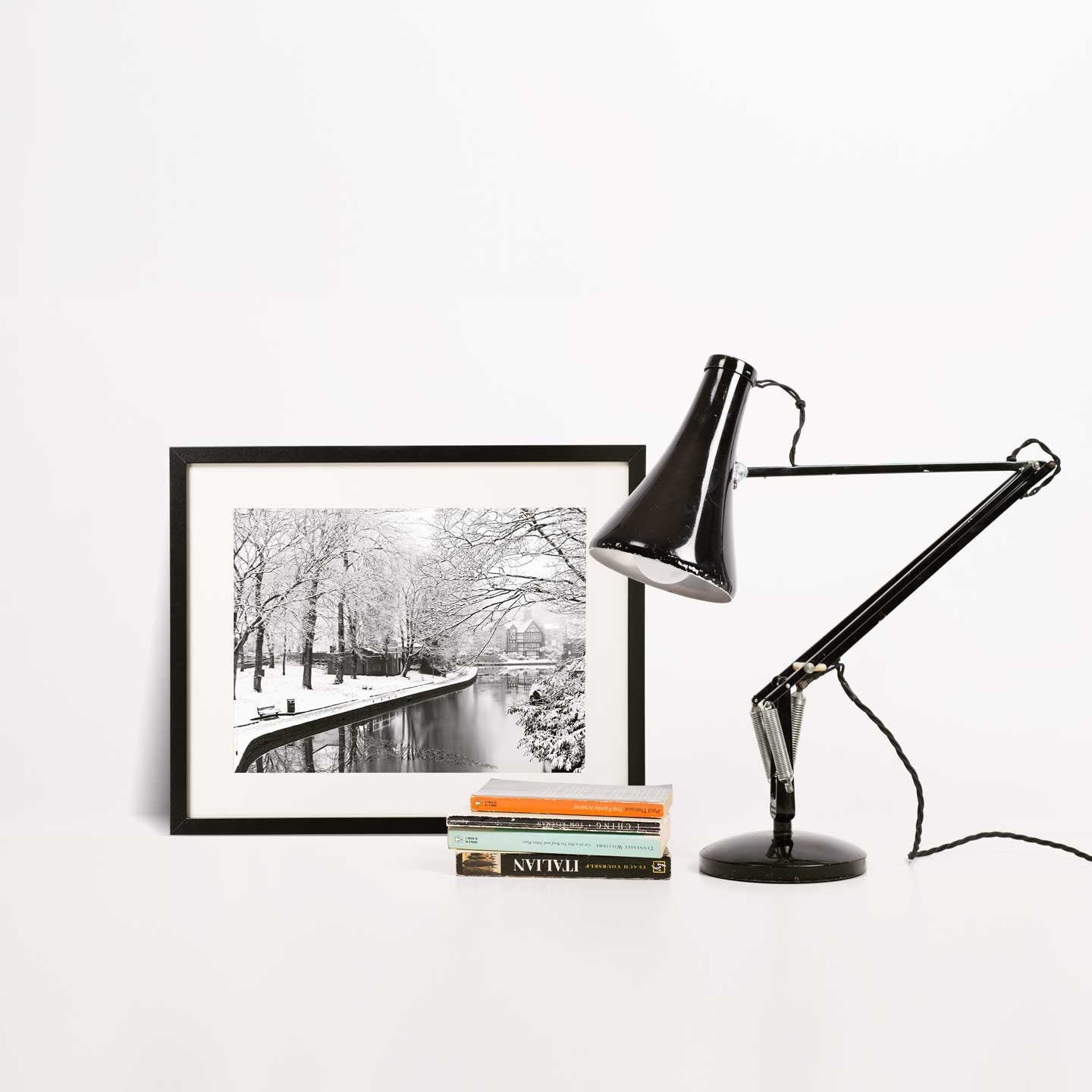 Winter Themed Beautiful Landscape Photography Print, Black and White Winter Photographic Fine Art, Wall Art Print A4, A3, A2