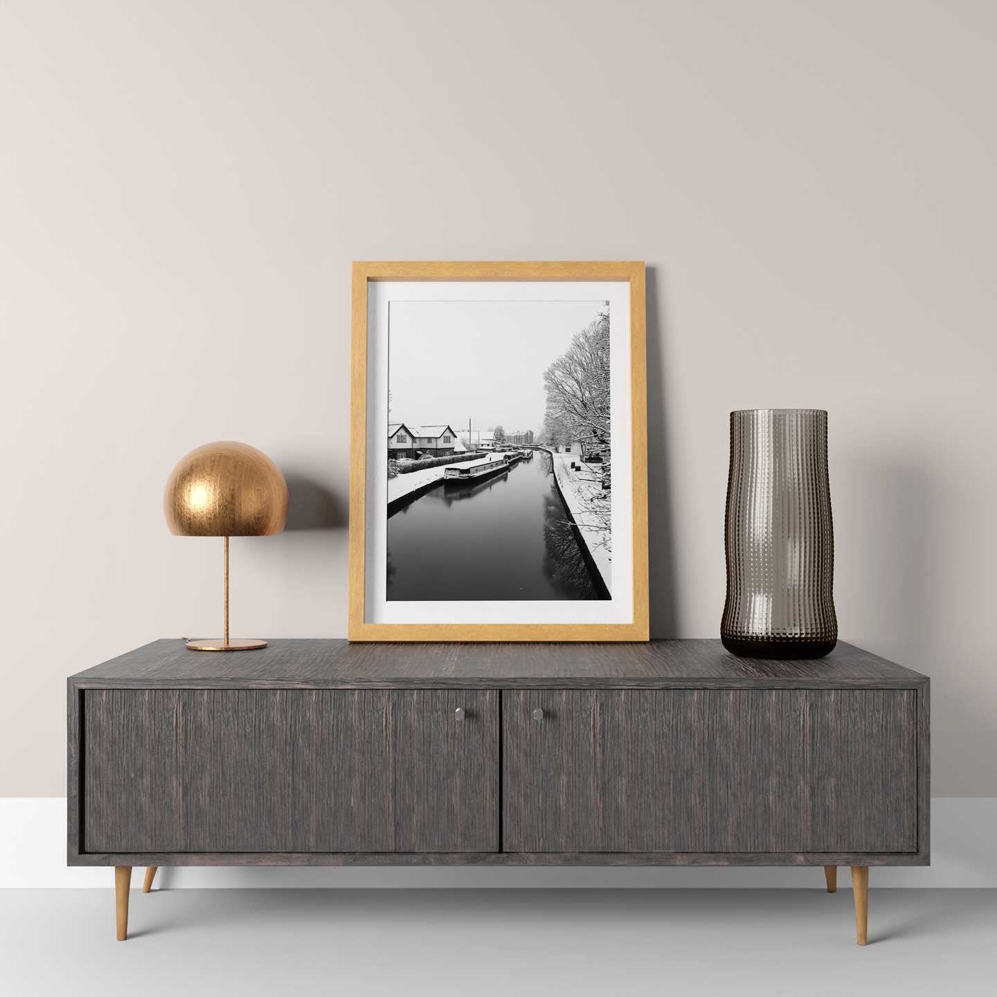 Winter Themed Beautiful Landscape Photography Print, Black and White Winter Photographic Fine Art, Wall Art Print A4, A3, A2
