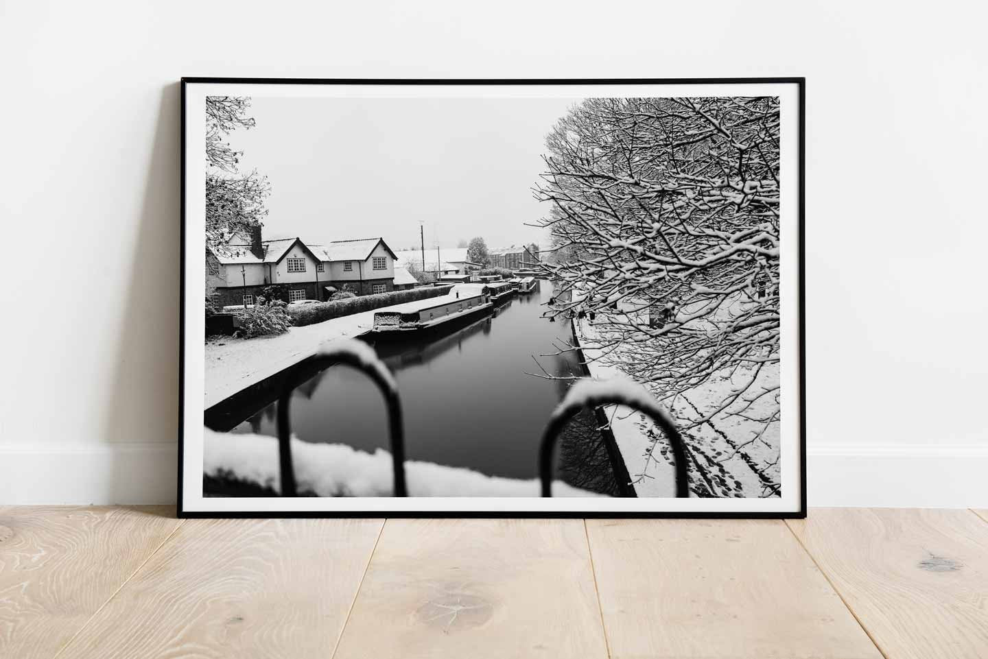 Winter Wonderland: Monochrome Fine Art Photography Print for Home Decor - A4 to A2