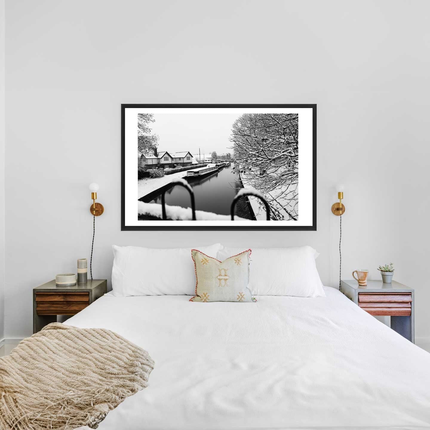Winter Wonderland: Monochrome Fine Art Photography Print for Home Decor - A4 to A2