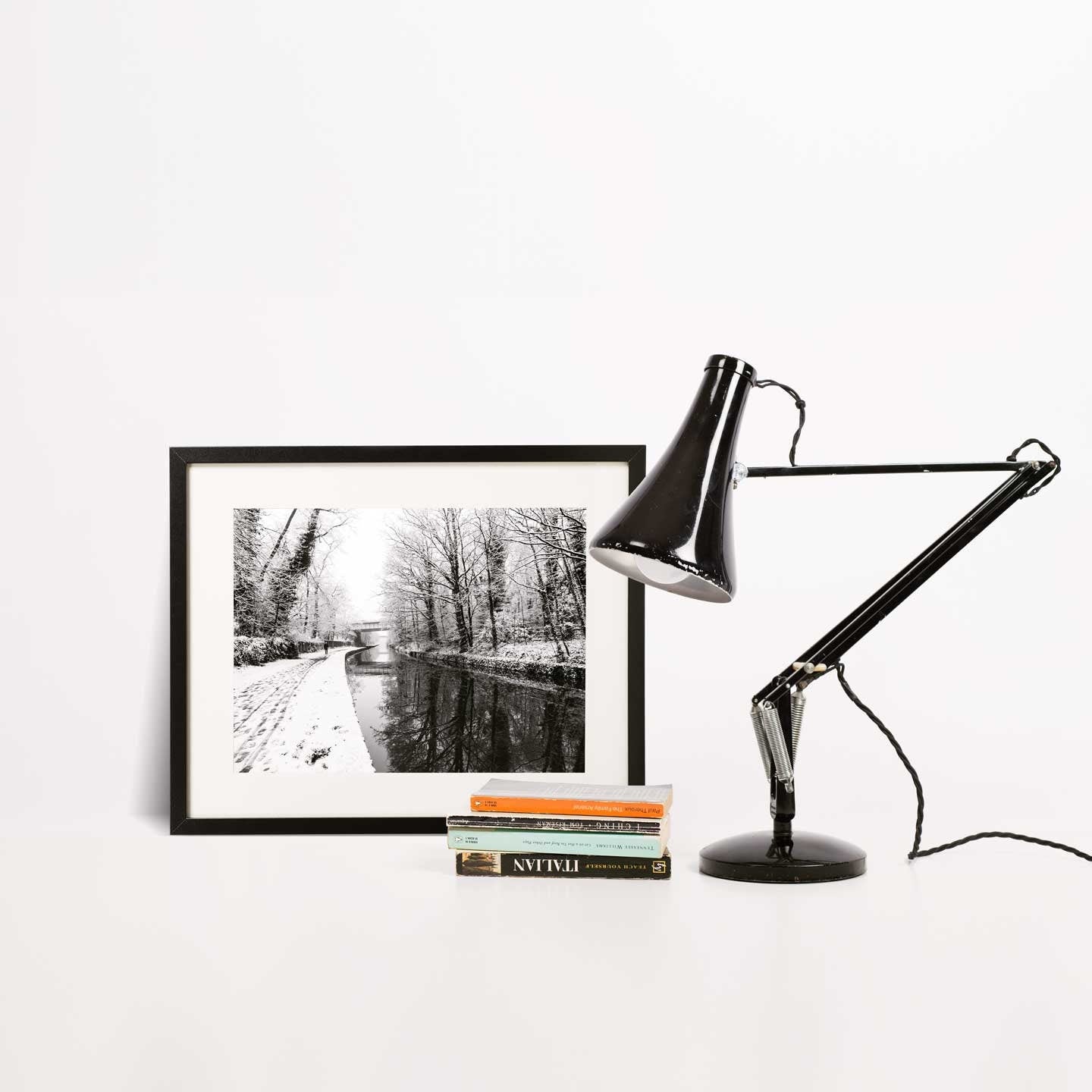 Winter Themed Beautiful Landscape Photography Print, Black and White Winter Photographic Fine Art, Wall Art Print A4, A3, A2