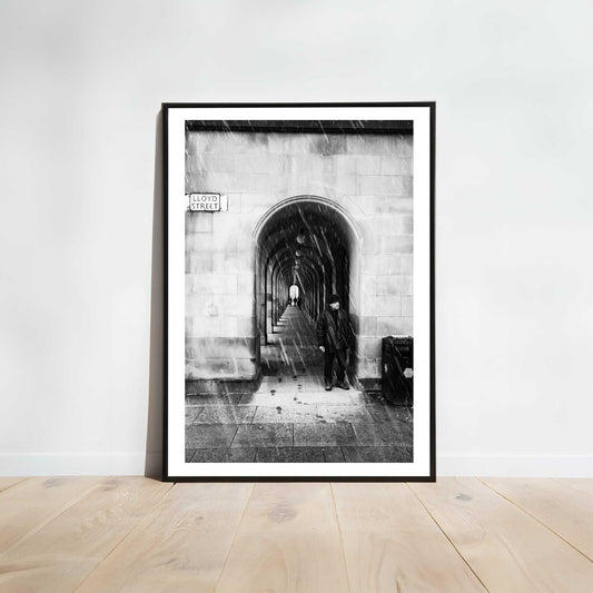 Manchester Town Hall Arches, Mancunian Fine Art Print, Stone Arch Poster, Architecture Print, Arched Walkway, Arches, Wall Print
