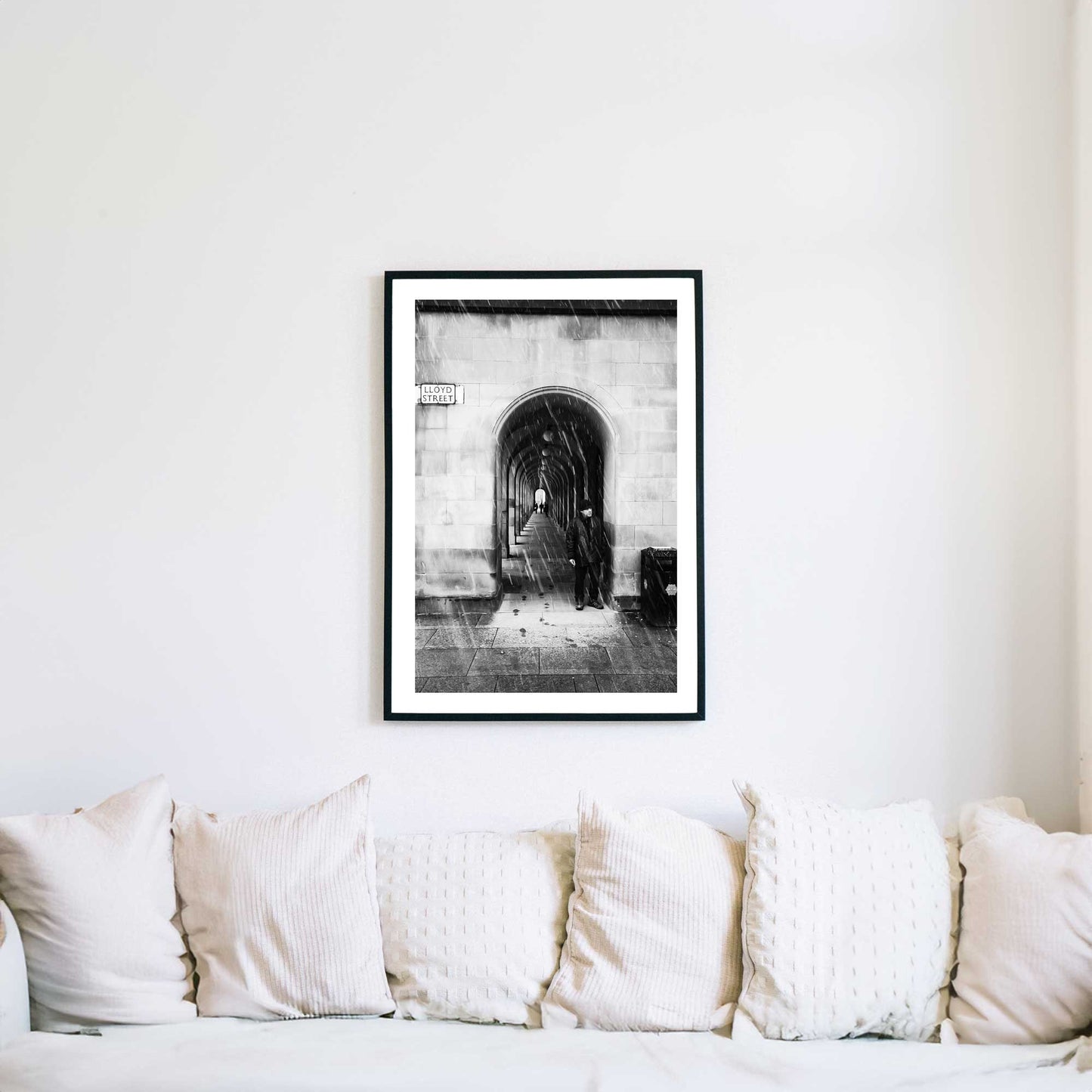 Manchester Town Hall Arches, Mancunian Fine Art Print, Stone Arch Poster, Architecture Print, Arched Walkway, Arches, Wall Print
