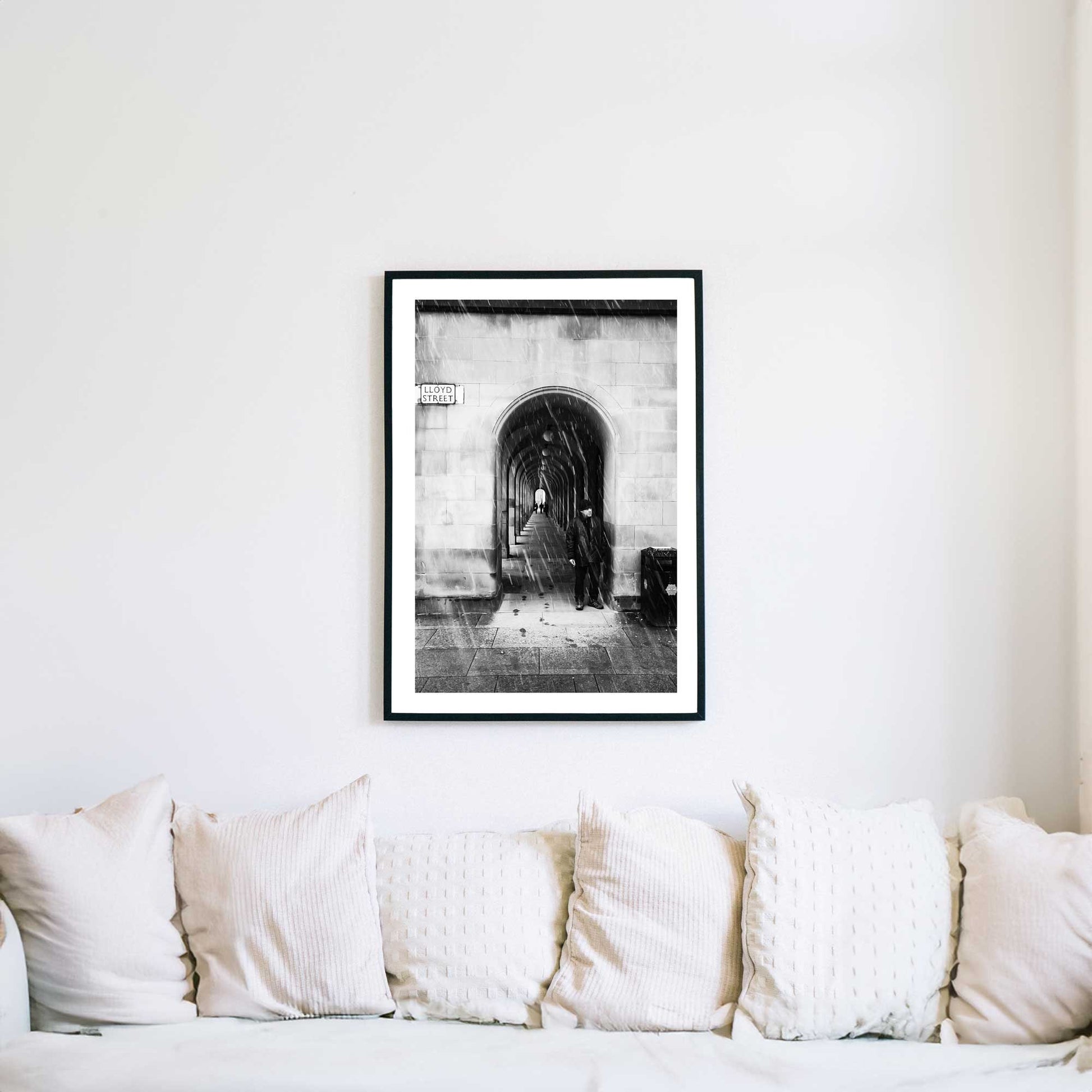 Manchester Town Hall Arches, Mancunian Fine Art Print, Stone Arch Poster, Architecture Print, Arched Walkway, Arches, Wall Print