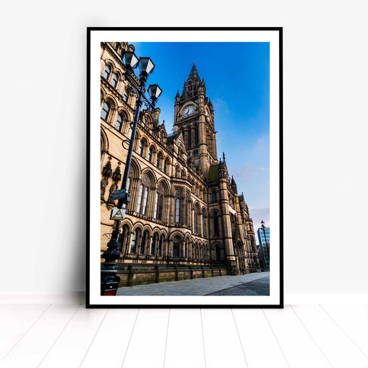 Manchester Town Hall, Mancunian Fine Art Print, Architecture Print, Wall Print