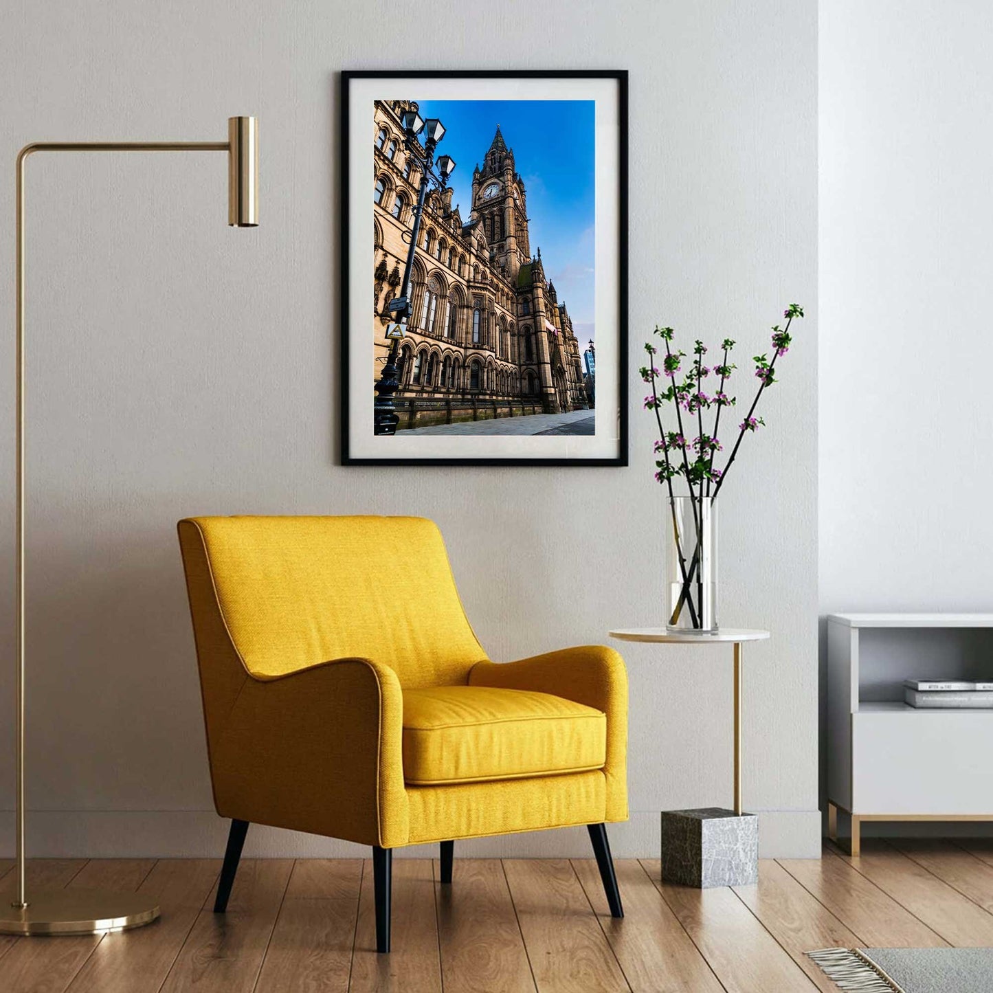 Manchester Town Hall, Mancunian Fine Art Print, Architecture Print, Wall Print