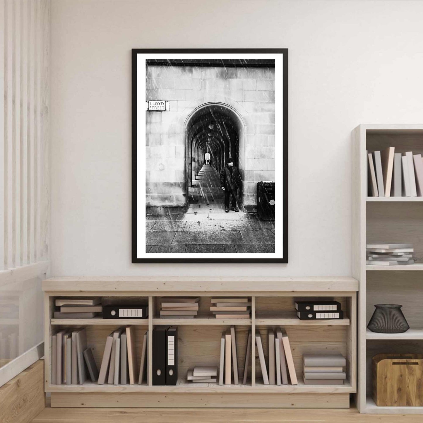 Manchester Town Hall Arches, Mancunian Fine Art Print, Stone Arch Poster, Architecture Print, Arched Walkway, Arches, Wall Print