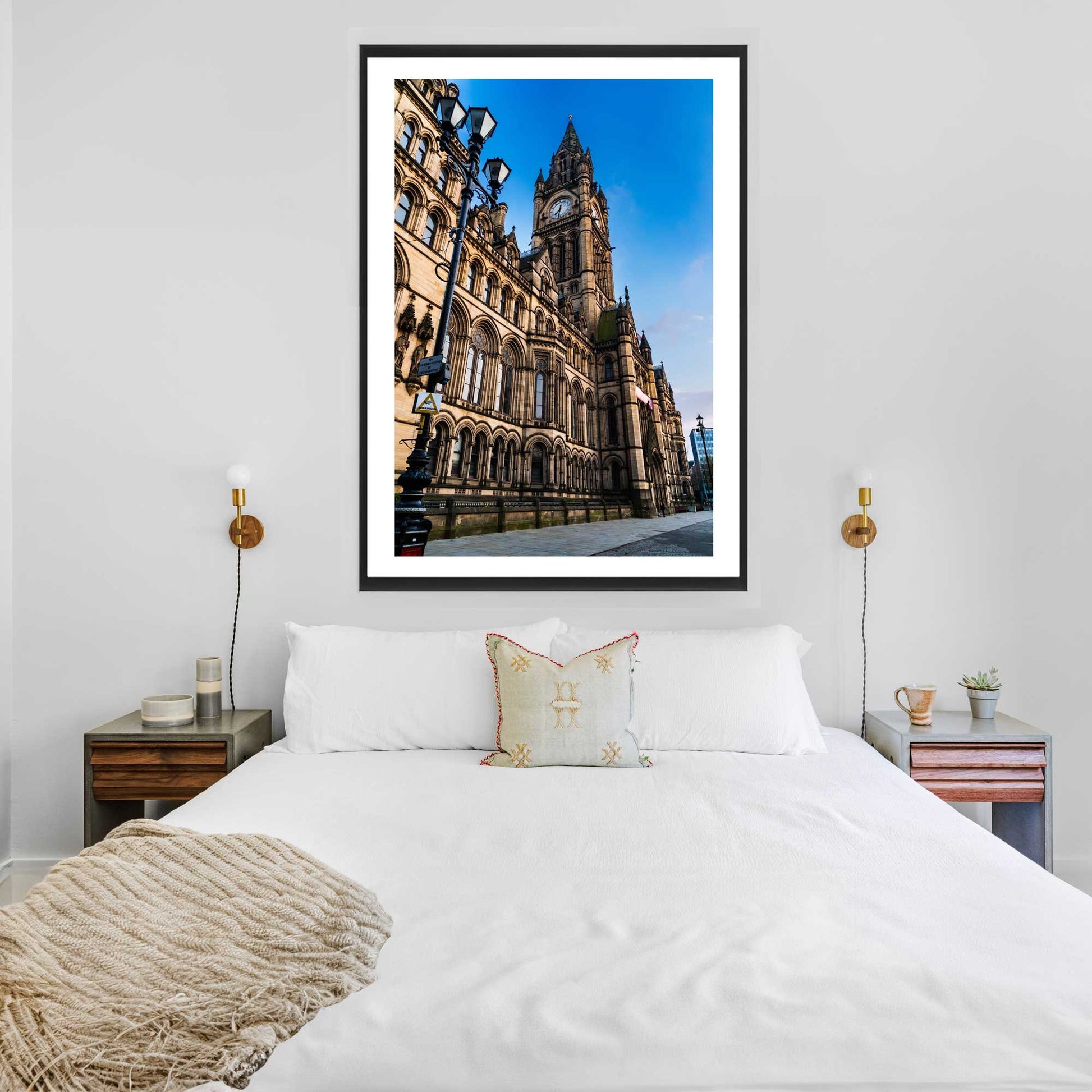 Manchester Town Hall, Mancunian Fine Art Print, Architecture Print, Wall Print