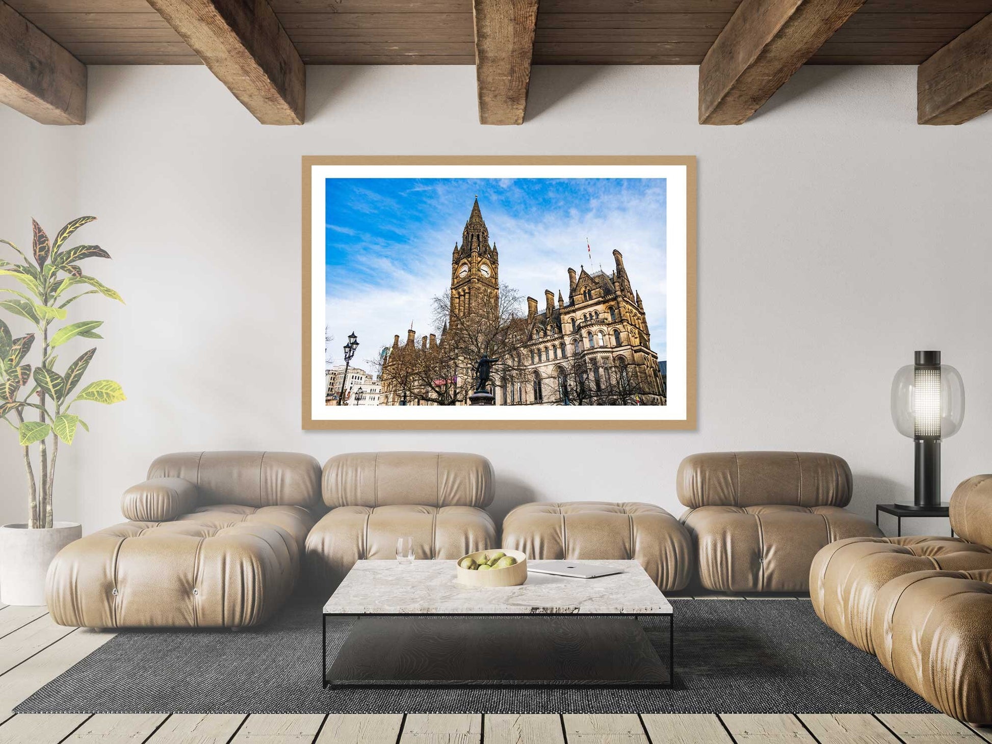 Manchester Town Hall, Mancunian Fine Art Print, Architecture Print, Wall Print