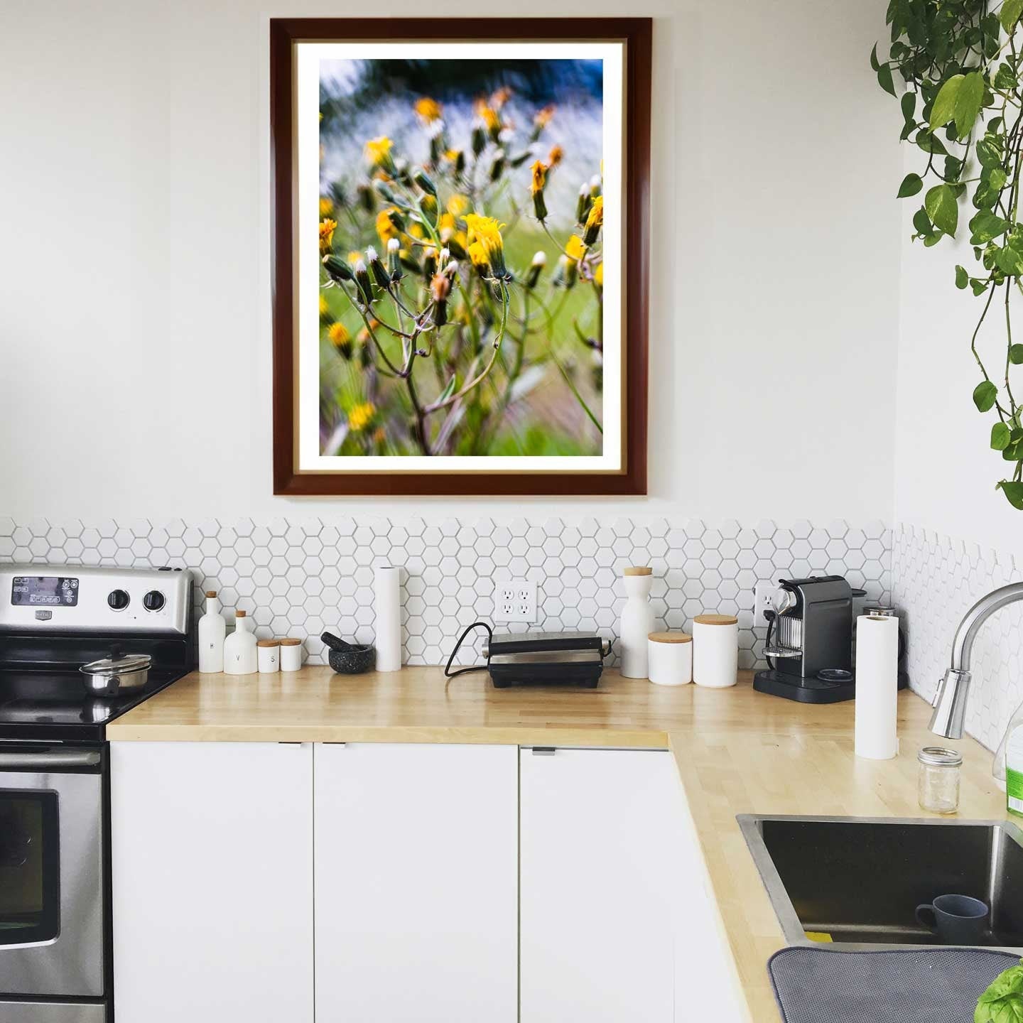 Abstract Floral Flower Fine Art Decor, Floral Printable Poster, Modern Wall Art, Flower Prints A4, A3, A2