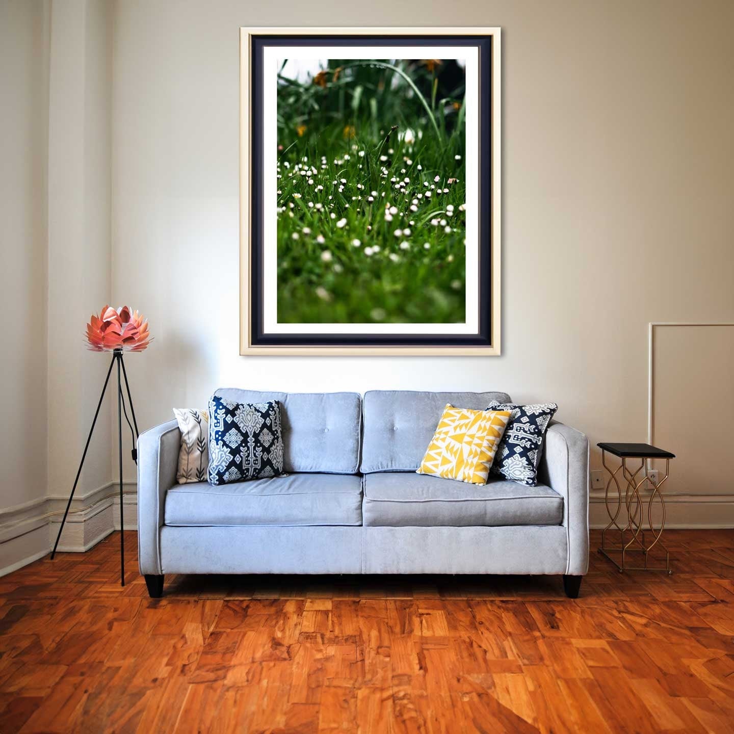 Abstract Little White Flowers Floral Flowers Fine Art Decor, Floral Printable Poster, Modern Wall Art, Flower Prints A4, A3, A2