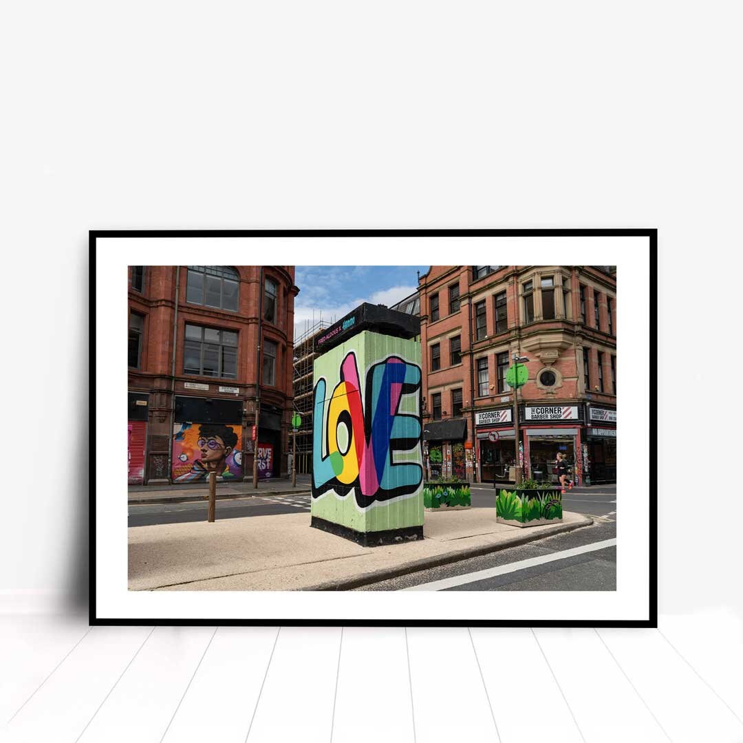 Set of 3 Manchester prints, UK city prints, Colourful photographs, Travel posters, Travel wall art, Landmark posters