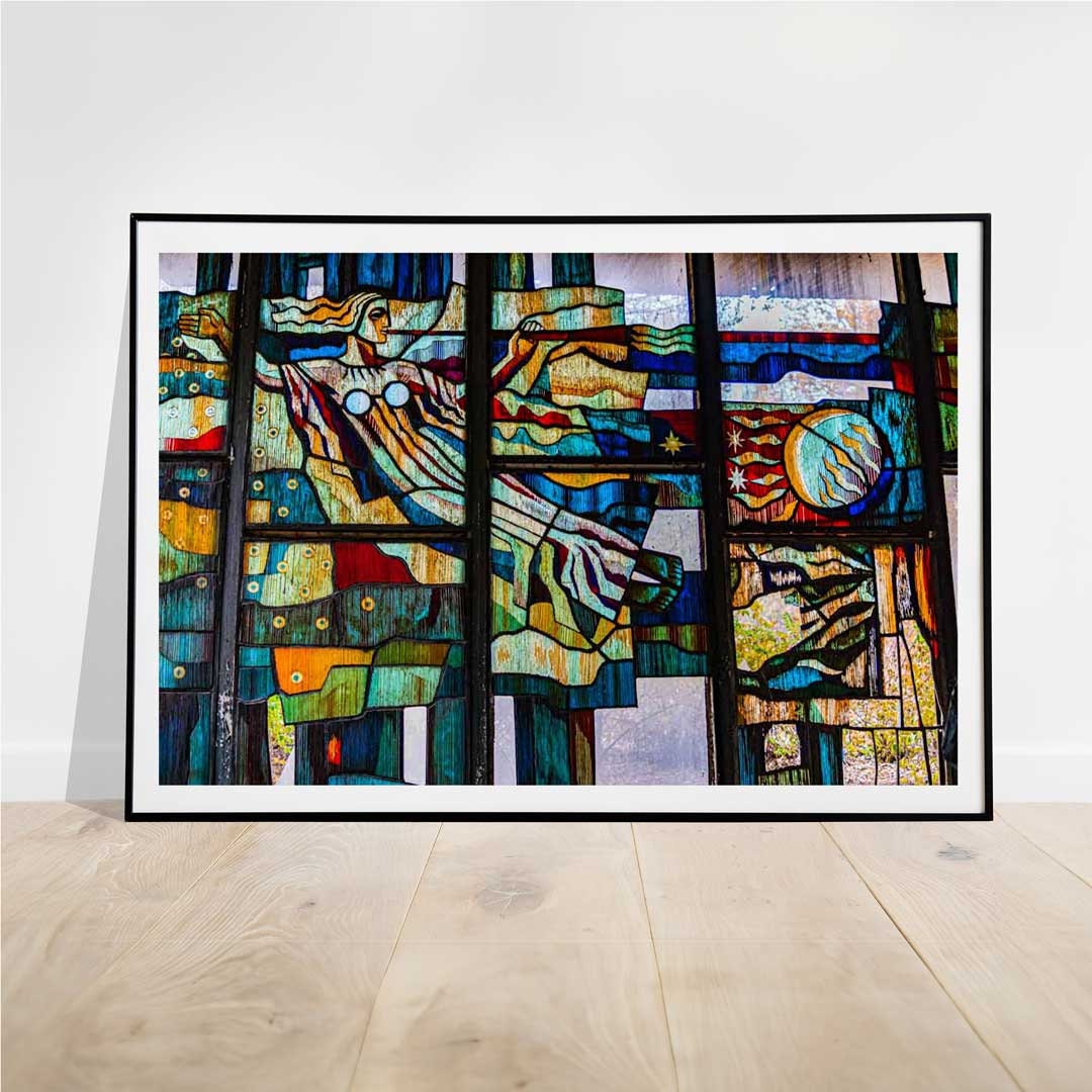 Abandoned Places, Stained Glass, Urban, Spooky, Decay, Ukraine Photography, Chernobyl Photography