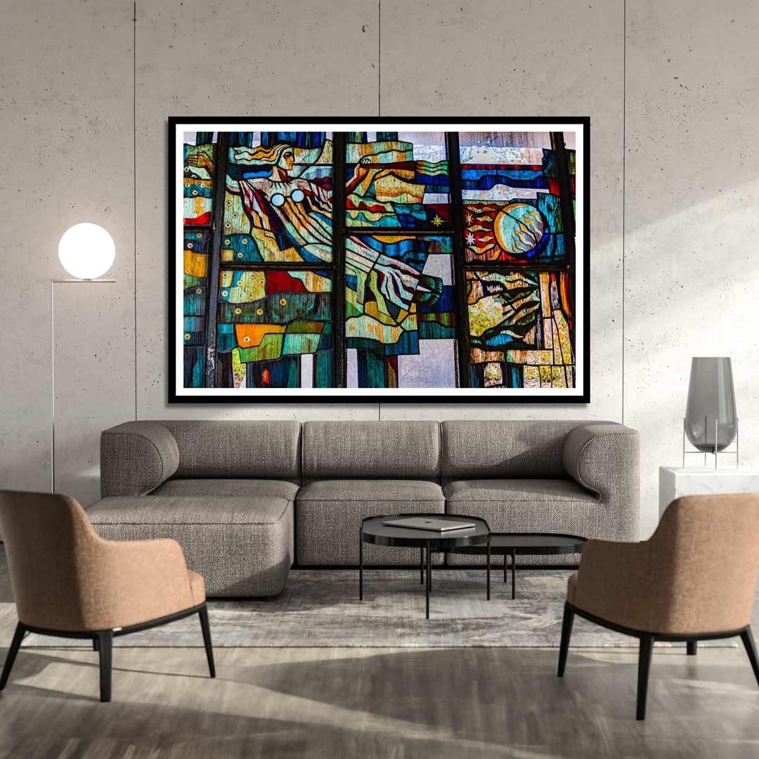 Abandoned Places, Stained Glass, Urban, Spooky, Decay, Ukraine Photography, Chernobyl Photography
