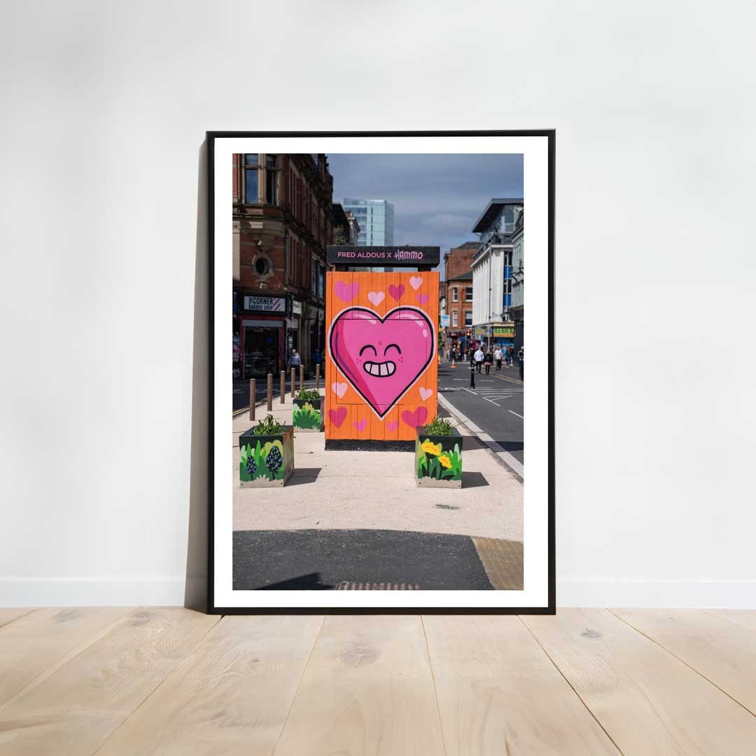 Set of 3 Manchester prints, UK city prints, Colourful photographs, Travel posters, Travel wall art, Landmark posters