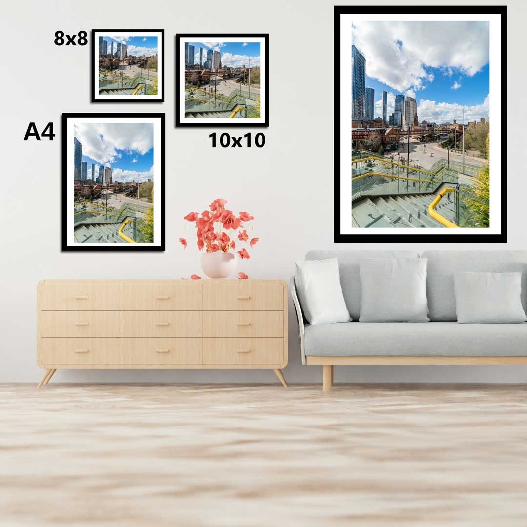 Manchester Deansgate-Castlefield, Urban Industrial Architecture Print, Unframed, Print Art, Wall Decor, Contemporary, Modern Photography