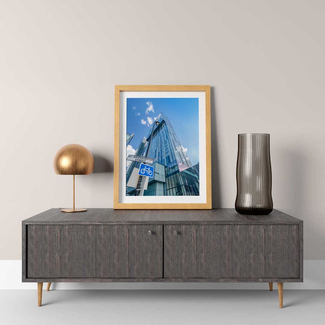 Manchester Beetham Skyscraper Tower, Urban Industrial Architecture Print, Unframed, Print Art, Wall Decor, Contemporary, Modern Photography