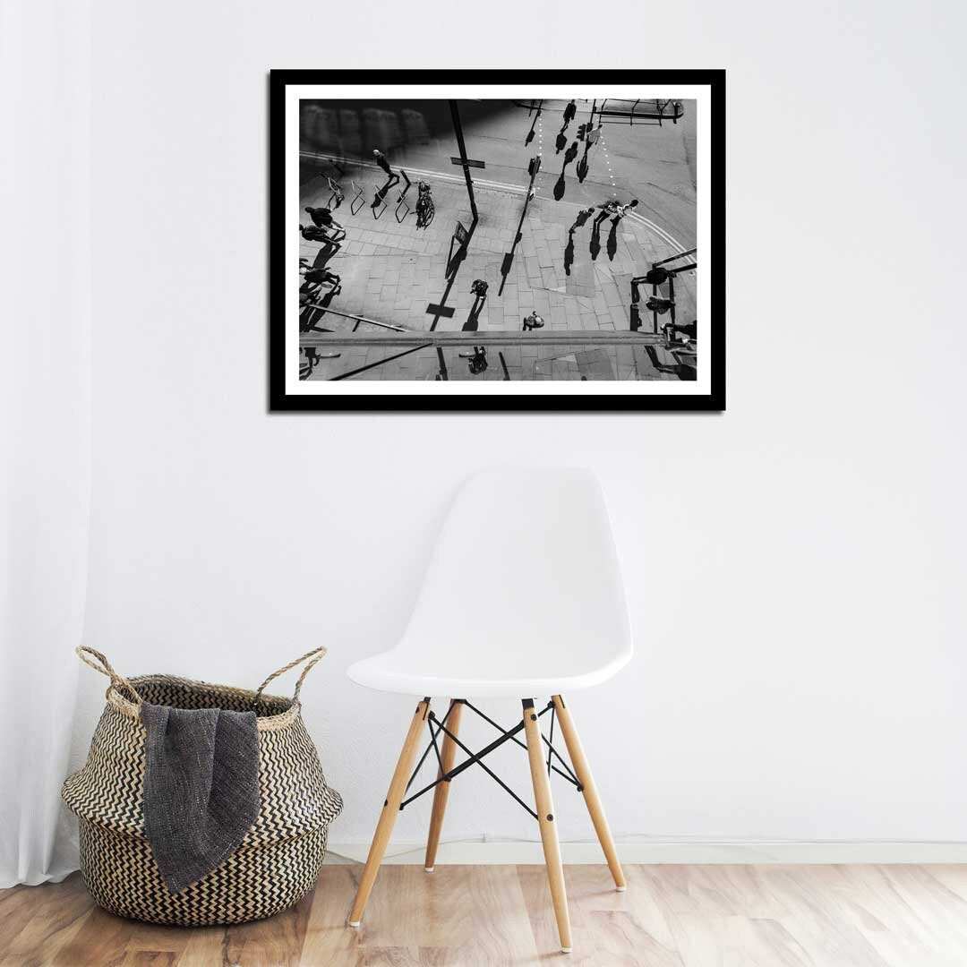Black and White Contemporary Modern Photography, Manchester Urban Industrial Architecture Print, Unframed, Print Art, Wall Decor,