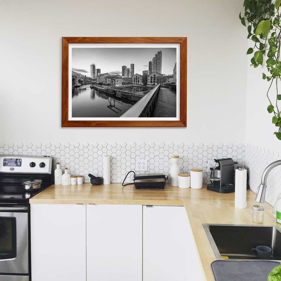 Black and White Manchester, Urban Industrial Architecture Print, Unframed, Print Art, Wall Decor, Contemporary, Modern Photography